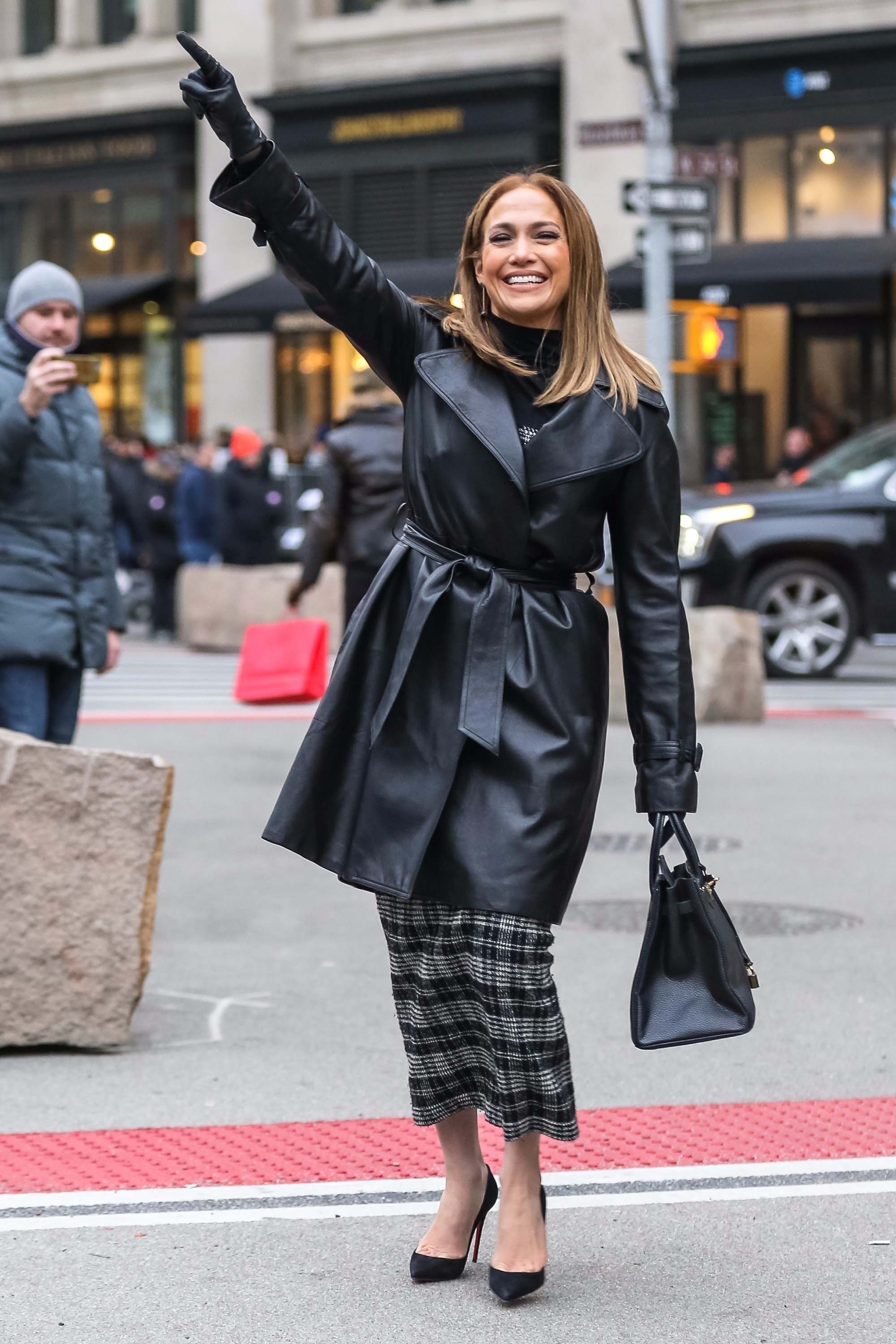 Jennifer Lopez is seen in NYC