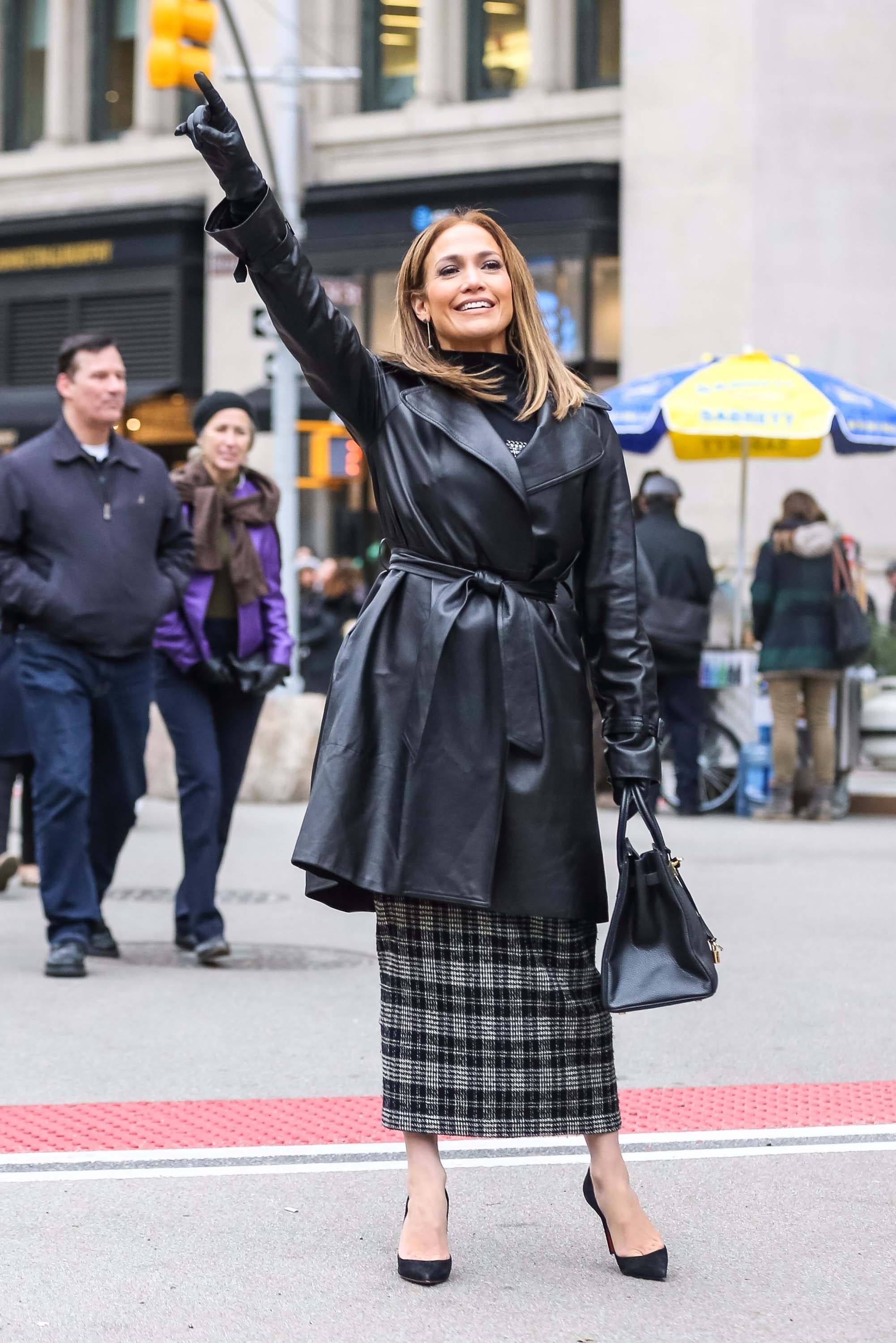 Jennifer Lopez is seen in NYC