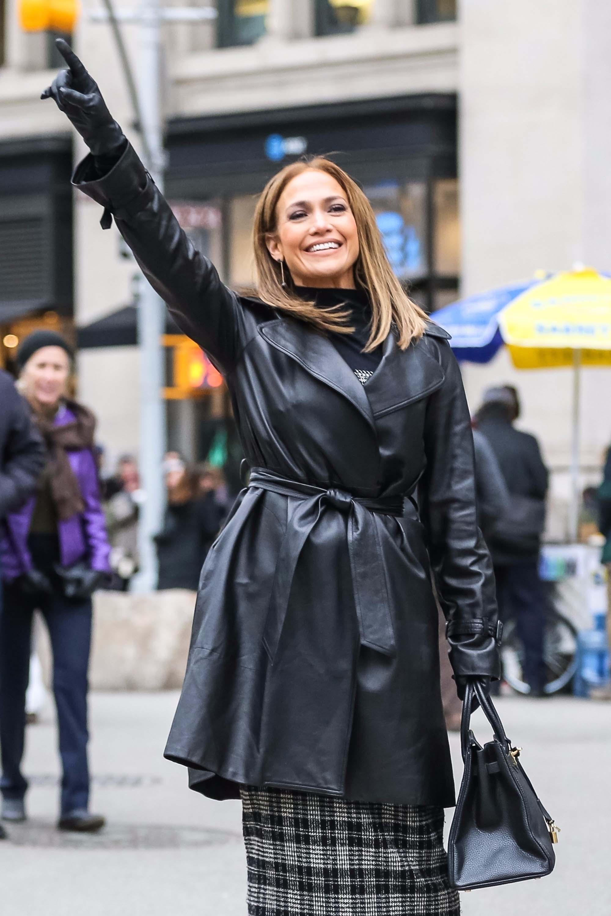 Jennifer Lopez is seen in NYC