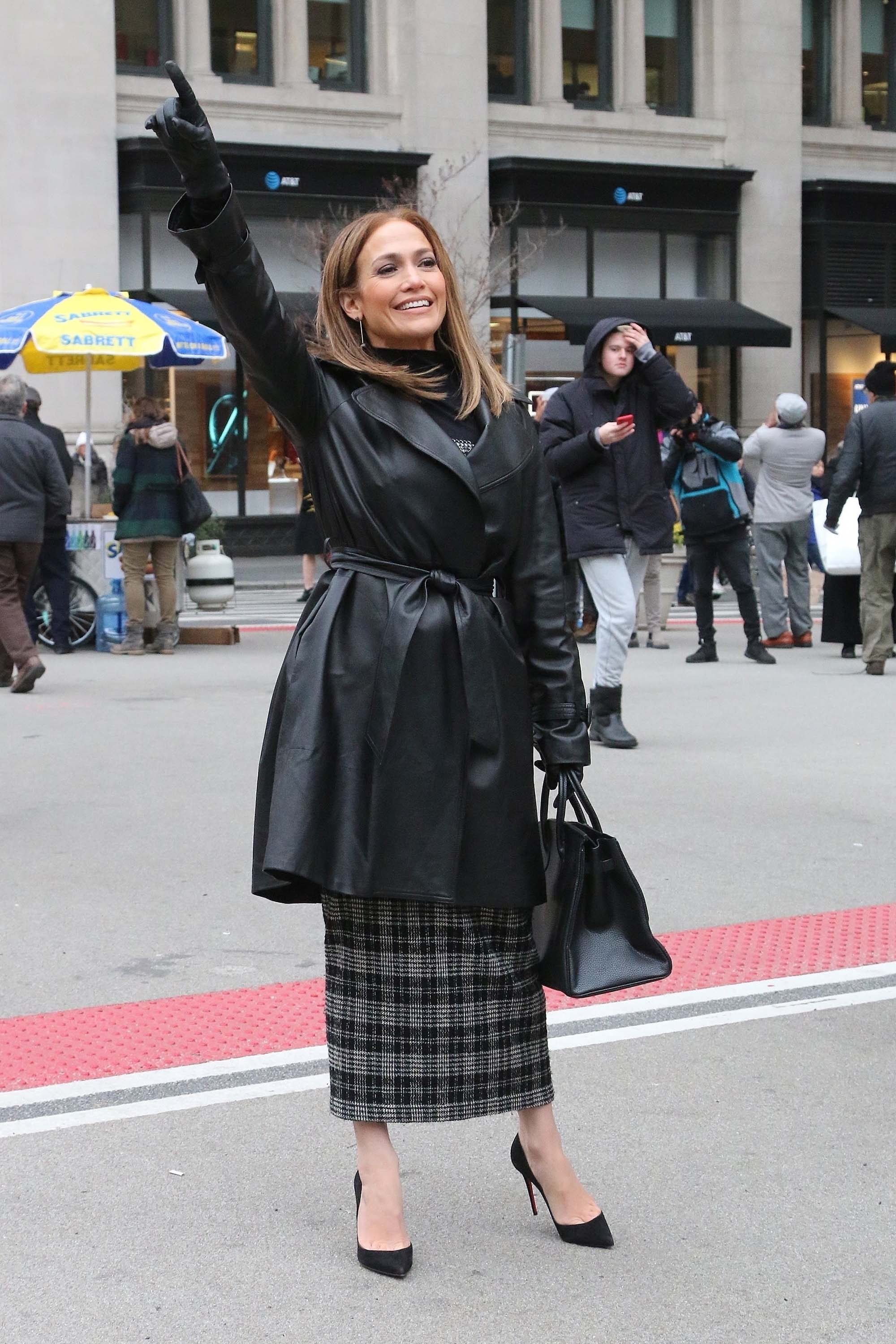 Jennifer Lopez is seen in NYC