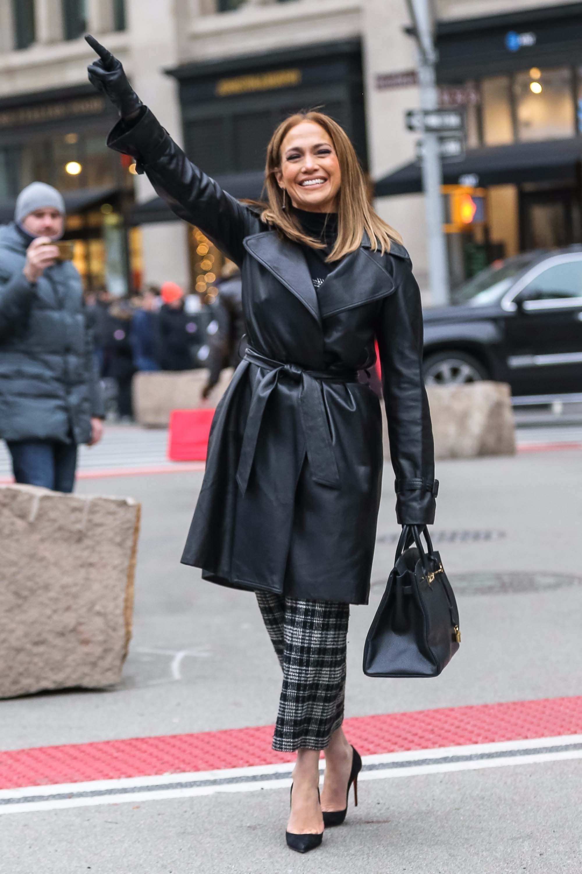 Jennifer Lopez is seen in NYC