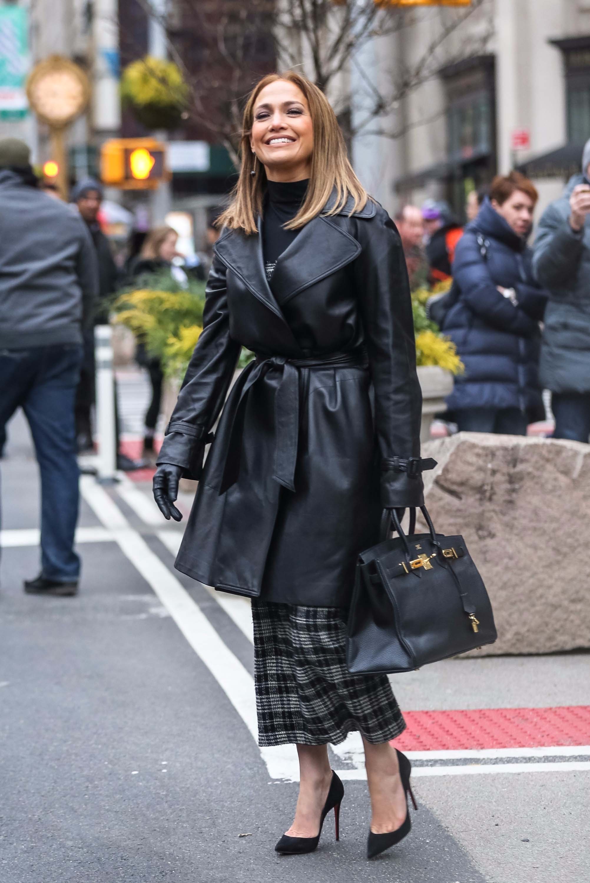 Jennifer Lopez is seen in NYC