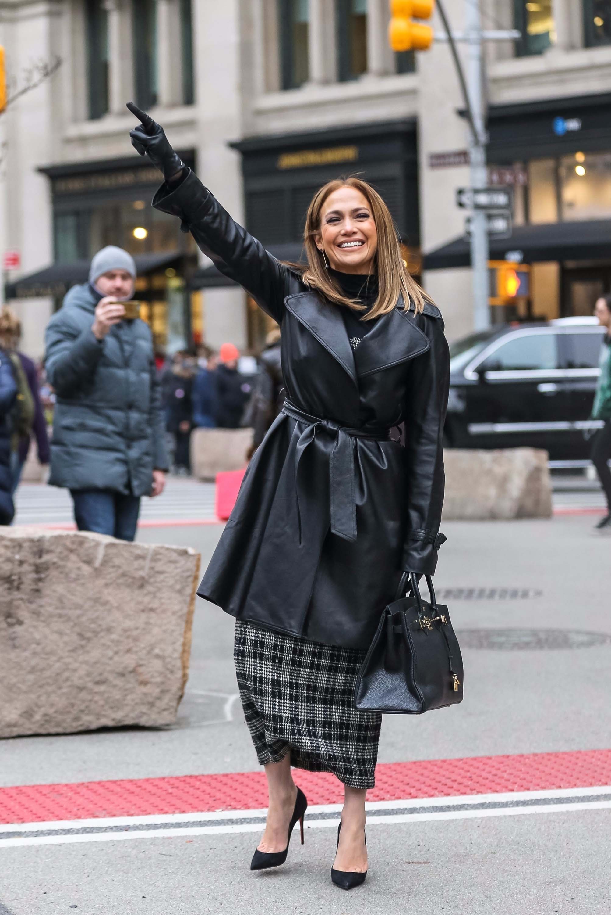 Jennifer Lopez is seen in NYC