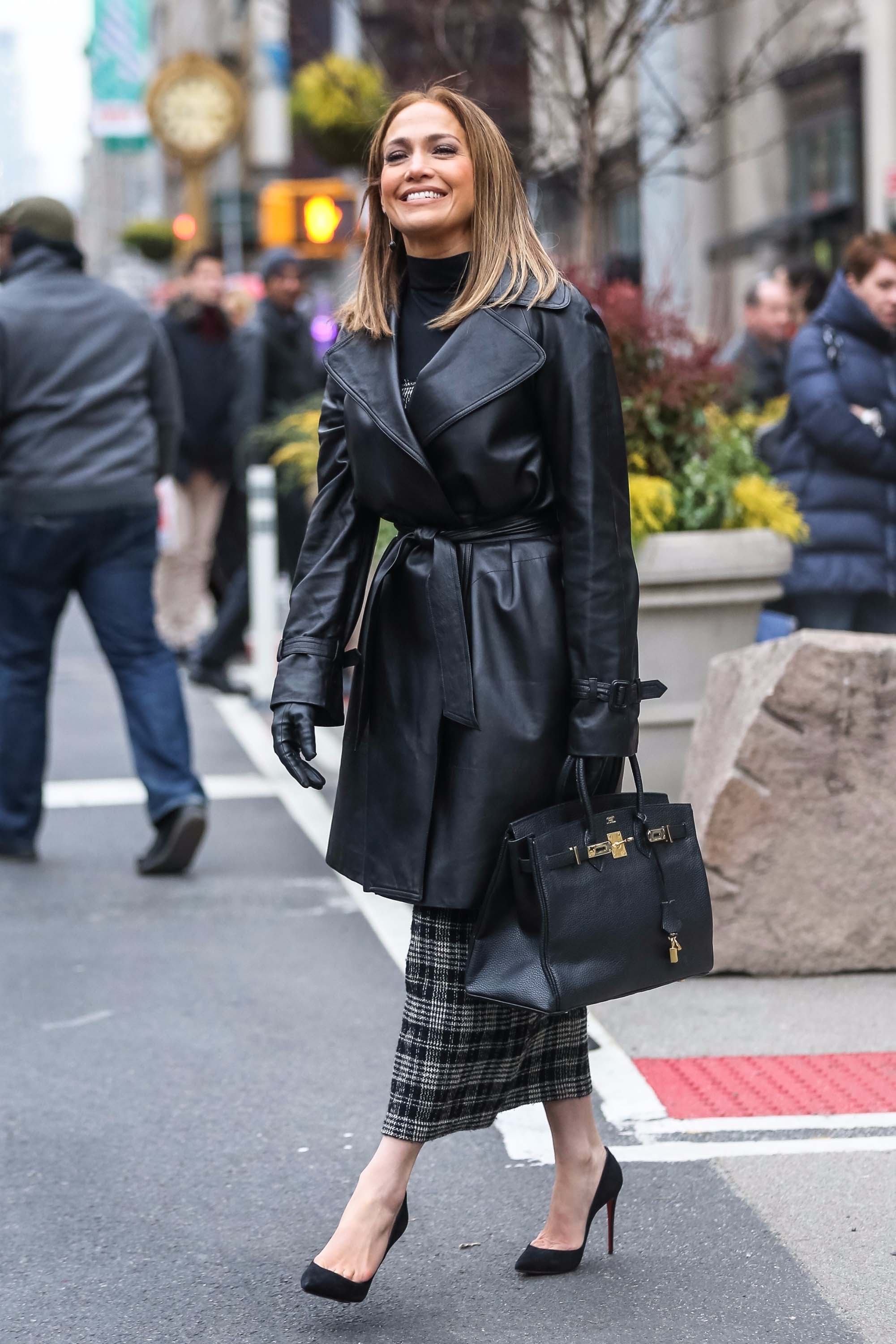 Jennifer Lopez is seen in NYC