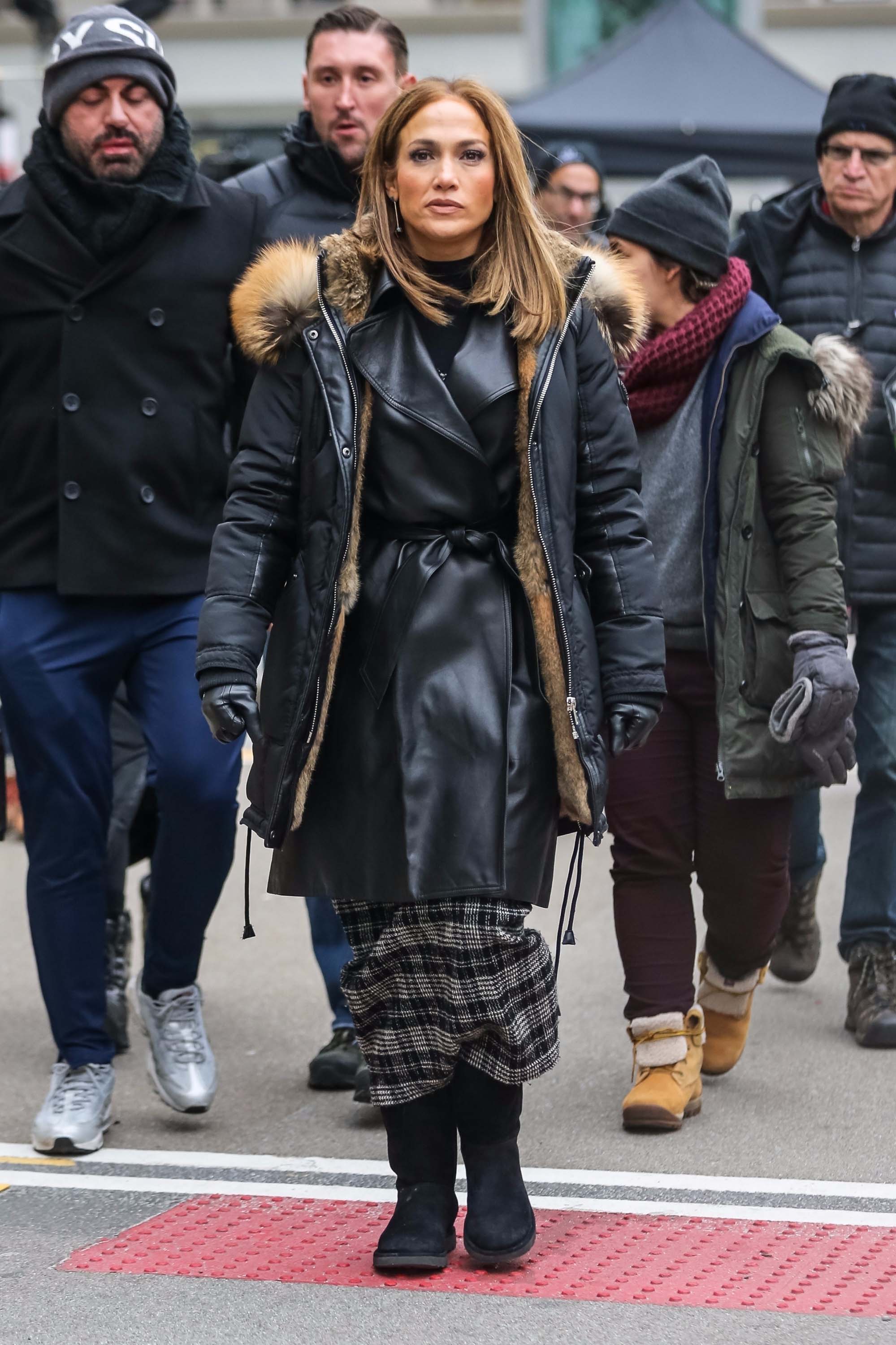 Jennifer Lopez is seen in NYC