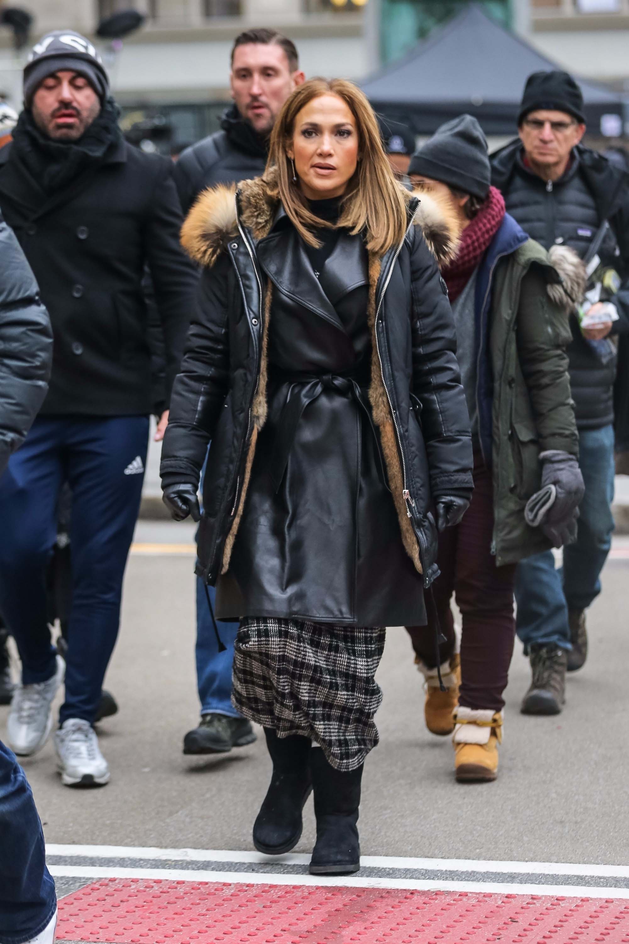 Jennifer Lopez is seen in NYC