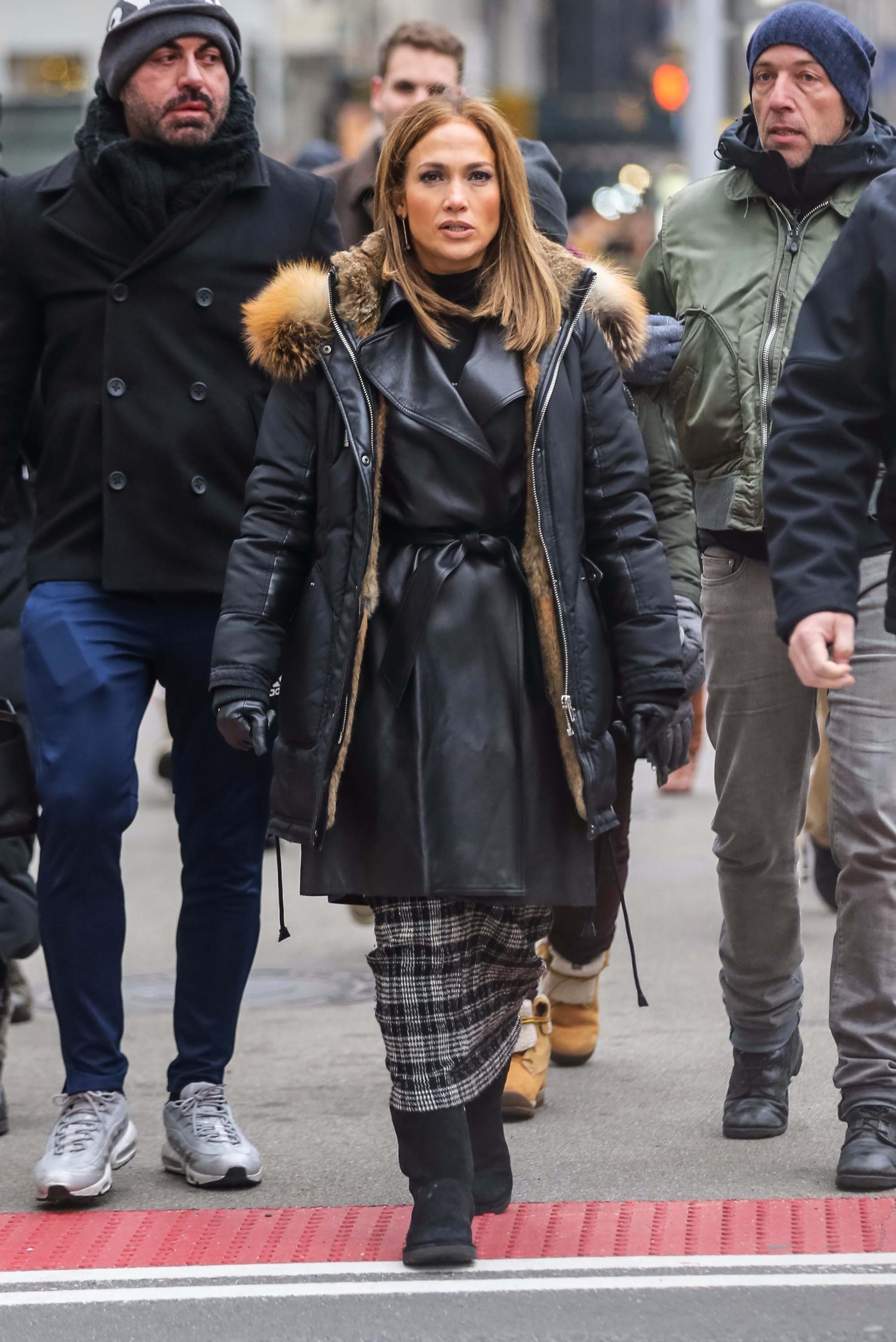 Jennifer Lopez is seen in NYC