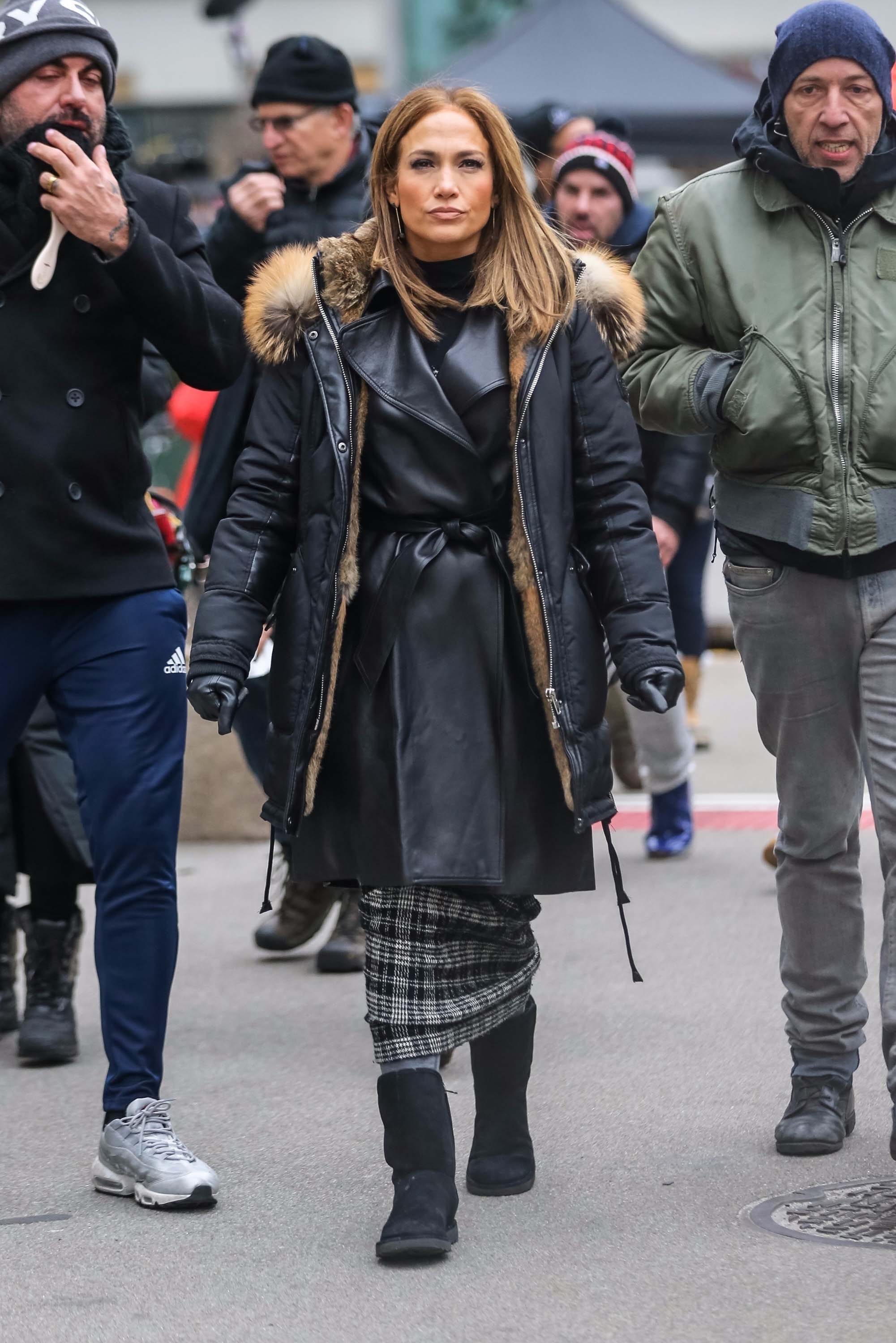 Jennifer Lopez is seen in NYC