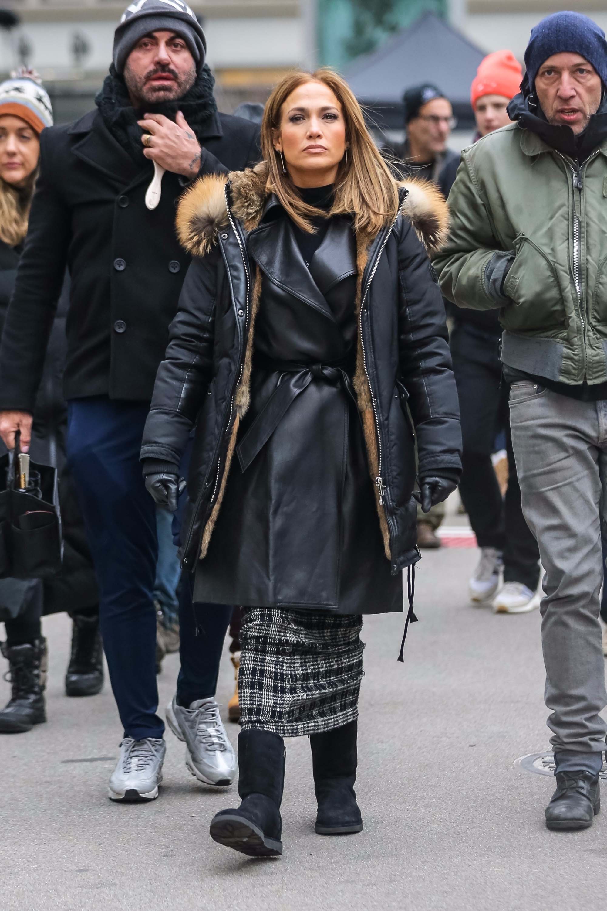 Jennifer Lopez is seen in NYC