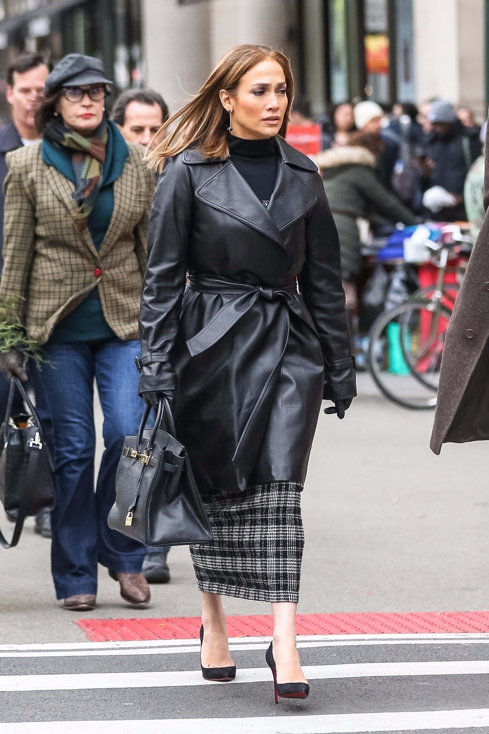 Jennifer Lopez is seen in NYC