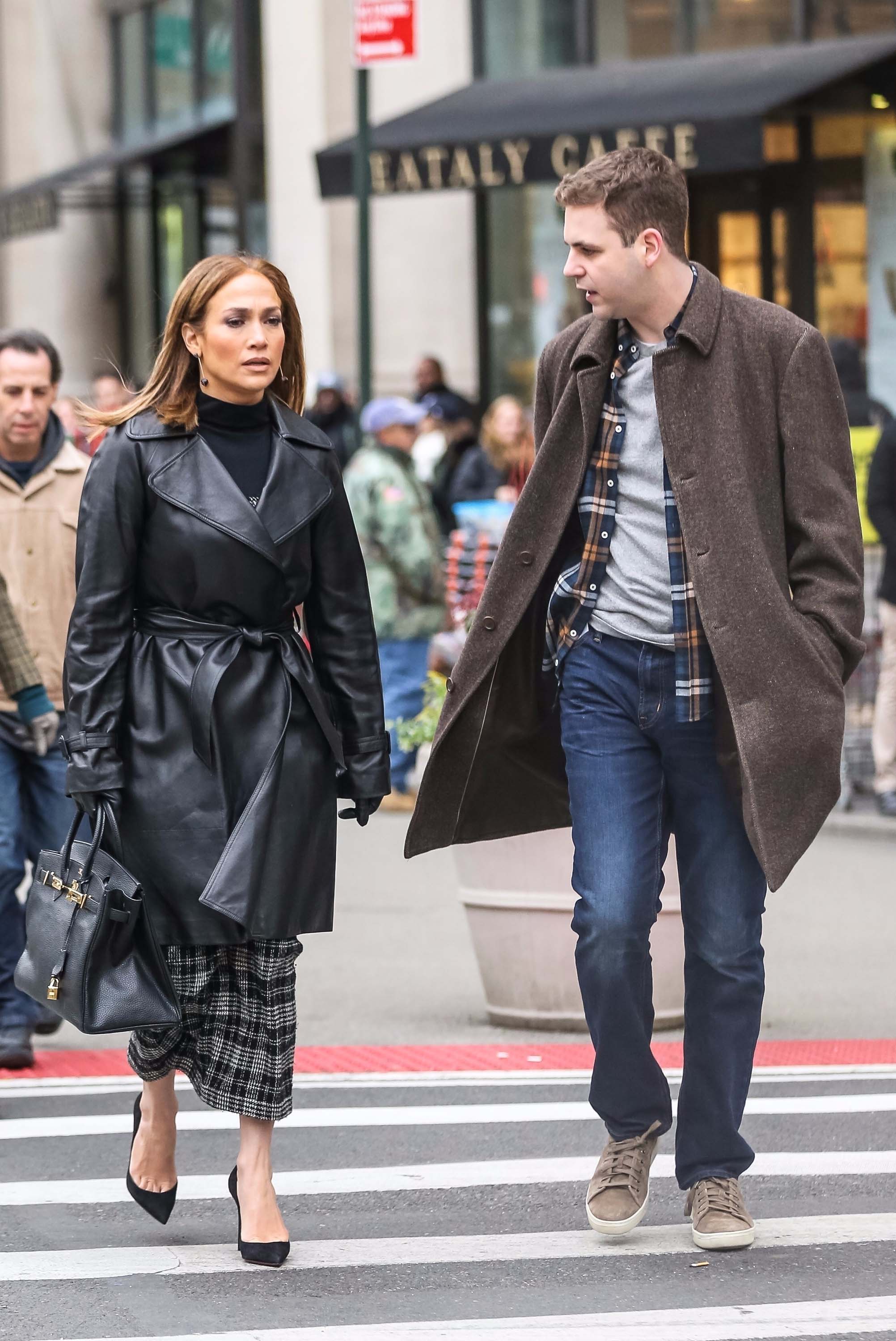 Jennifer Lopez is seen in NYC