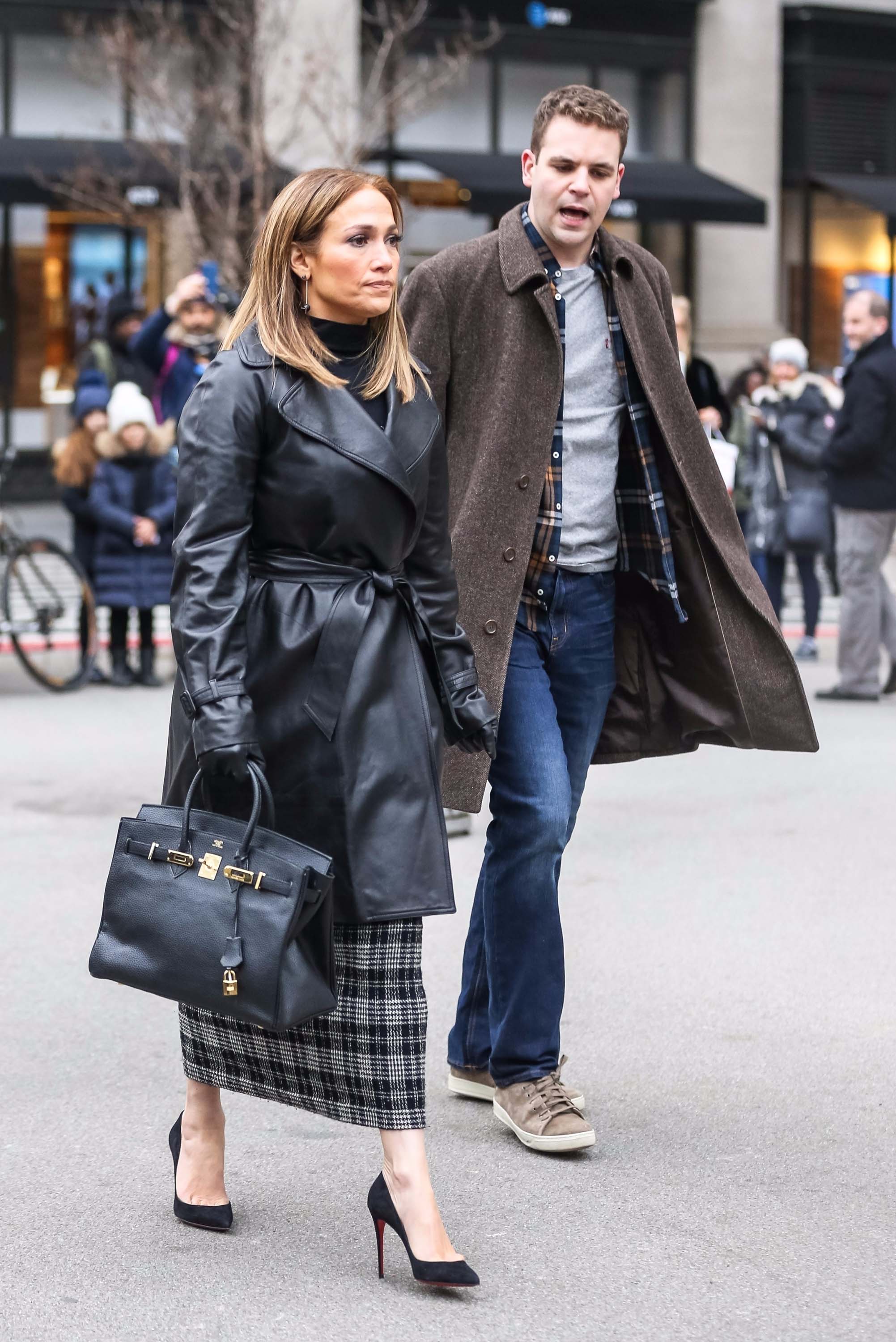 Jennifer Lopez is seen in NYC