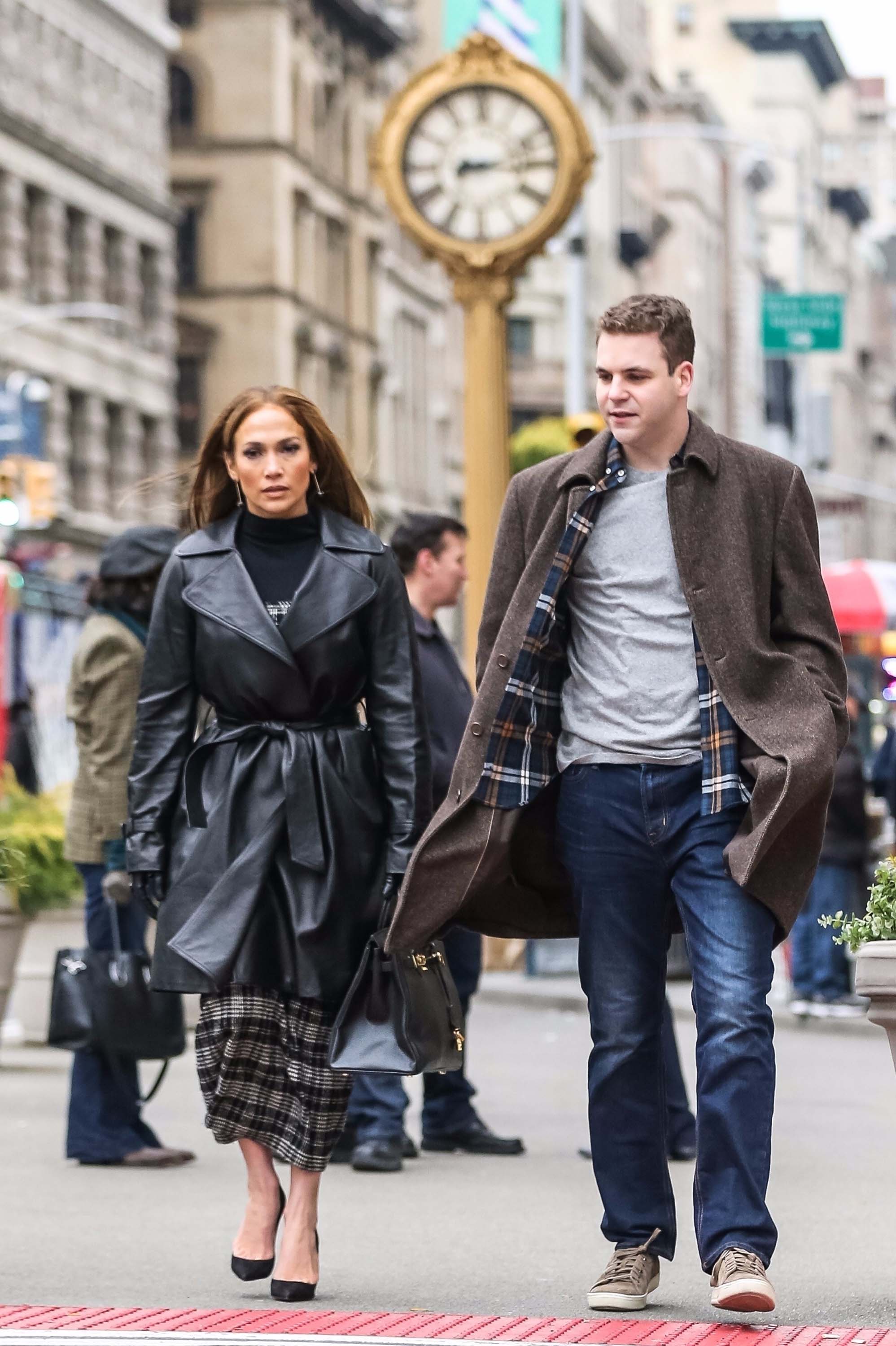 Jennifer Lopez is seen in NYC