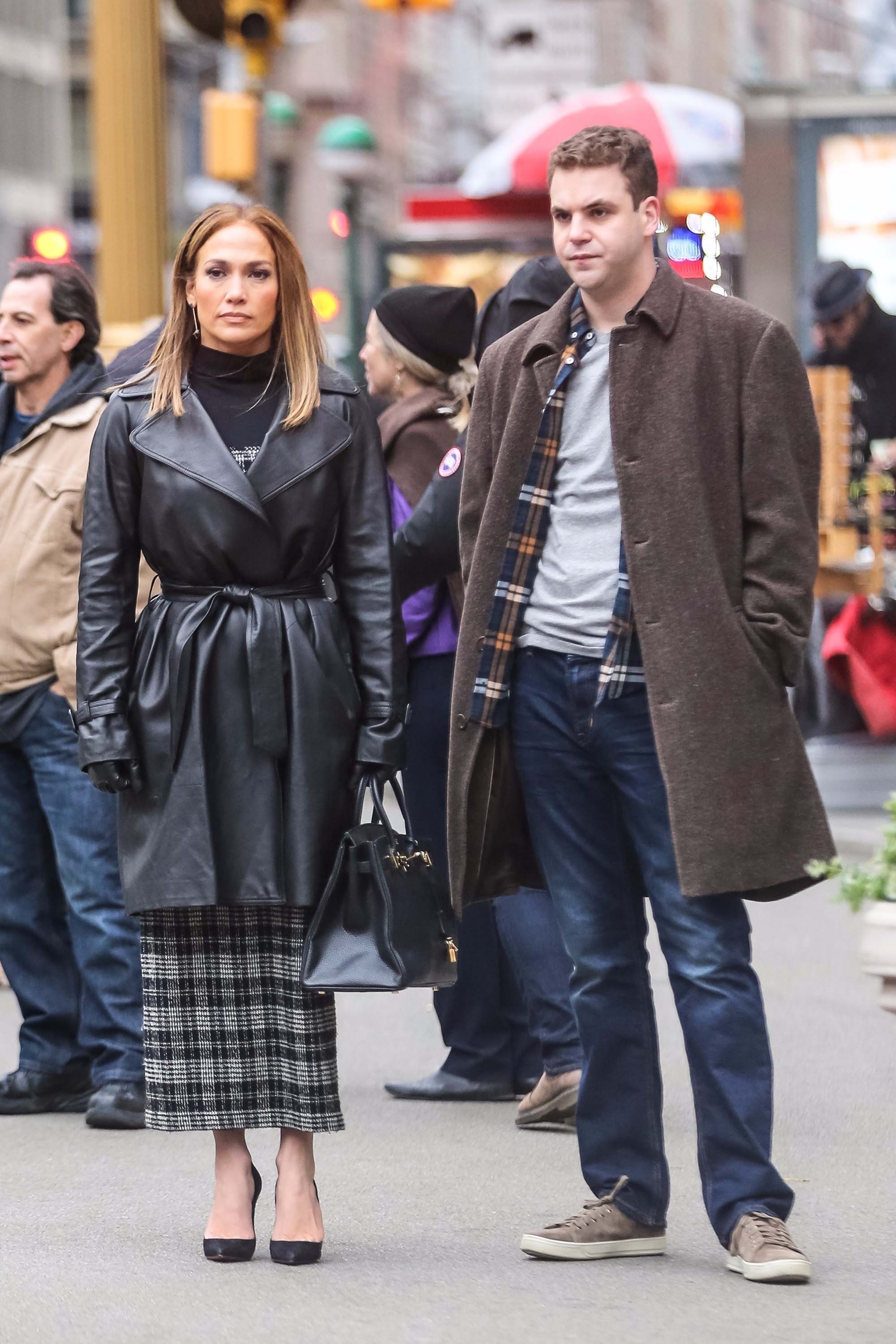 Jennifer Lopez is seen in NYC