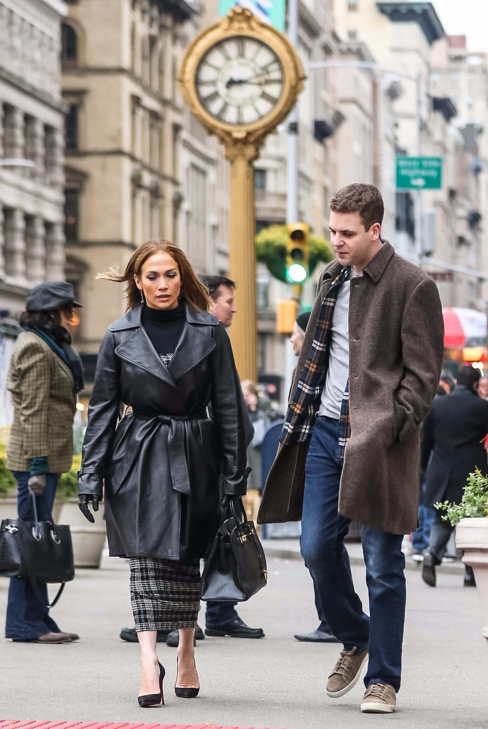 Jennifer Lopez is seen in NYC