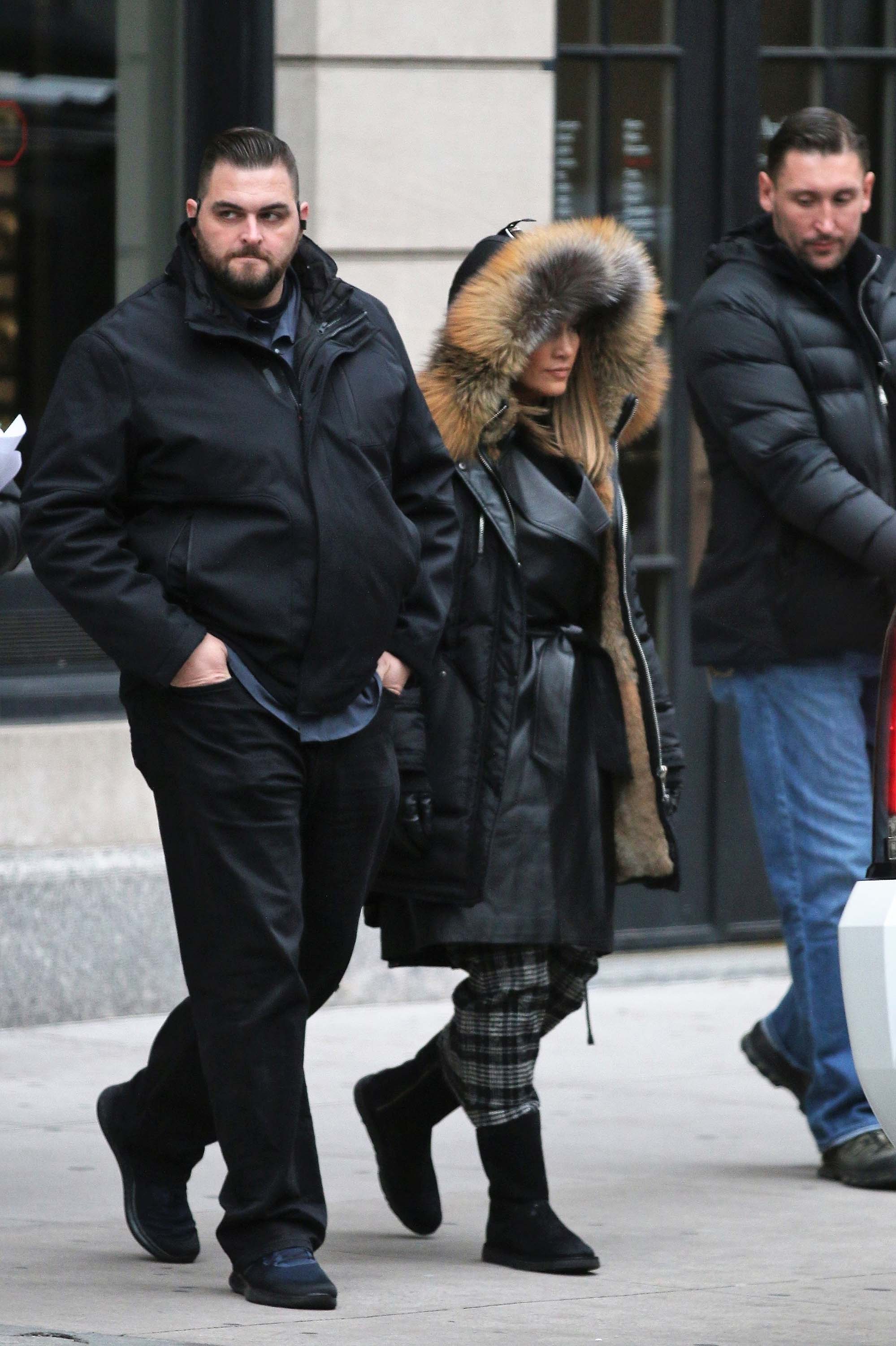 Jennifer Lopez is seen in NYC