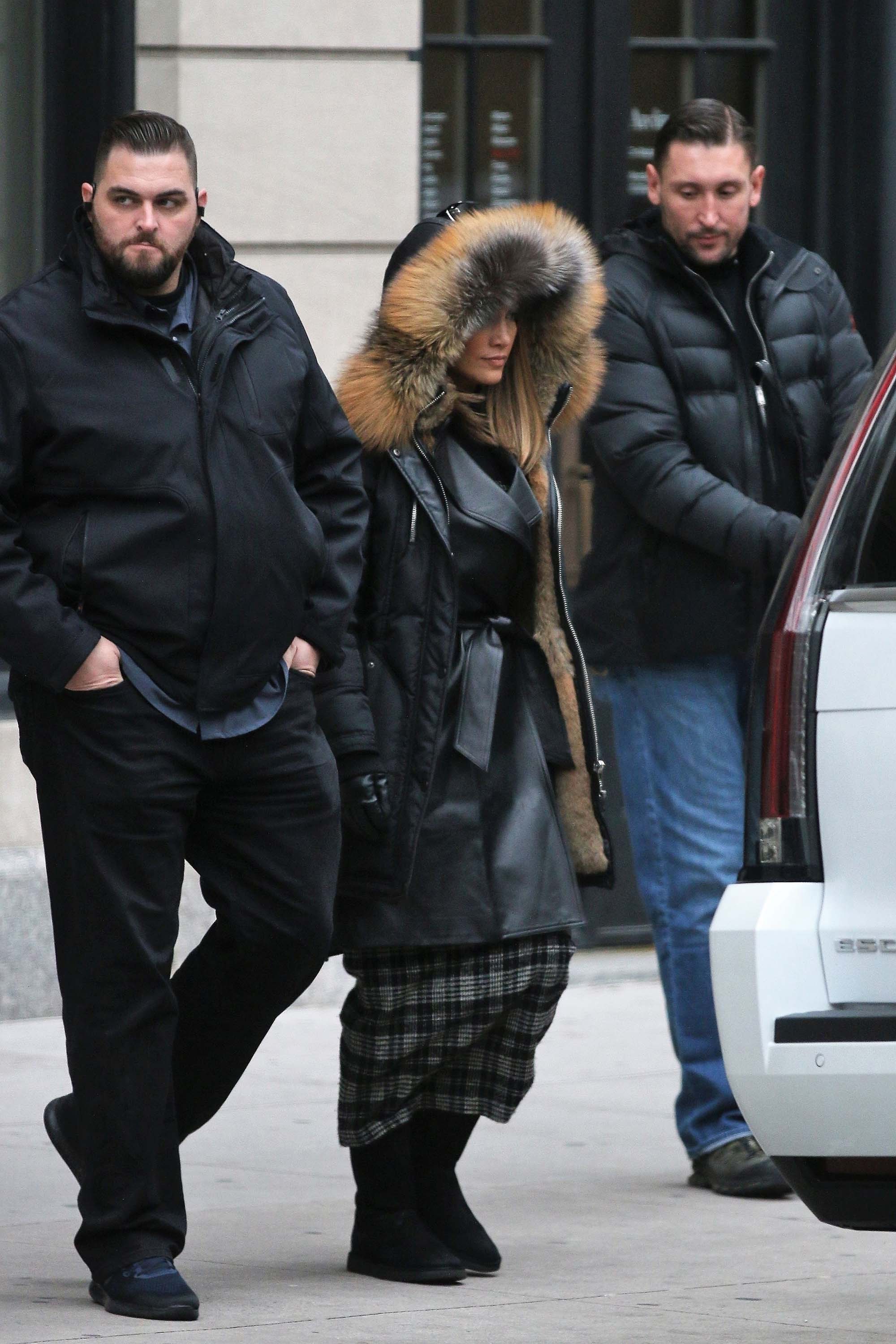 Jennifer Lopez is seen in NYC