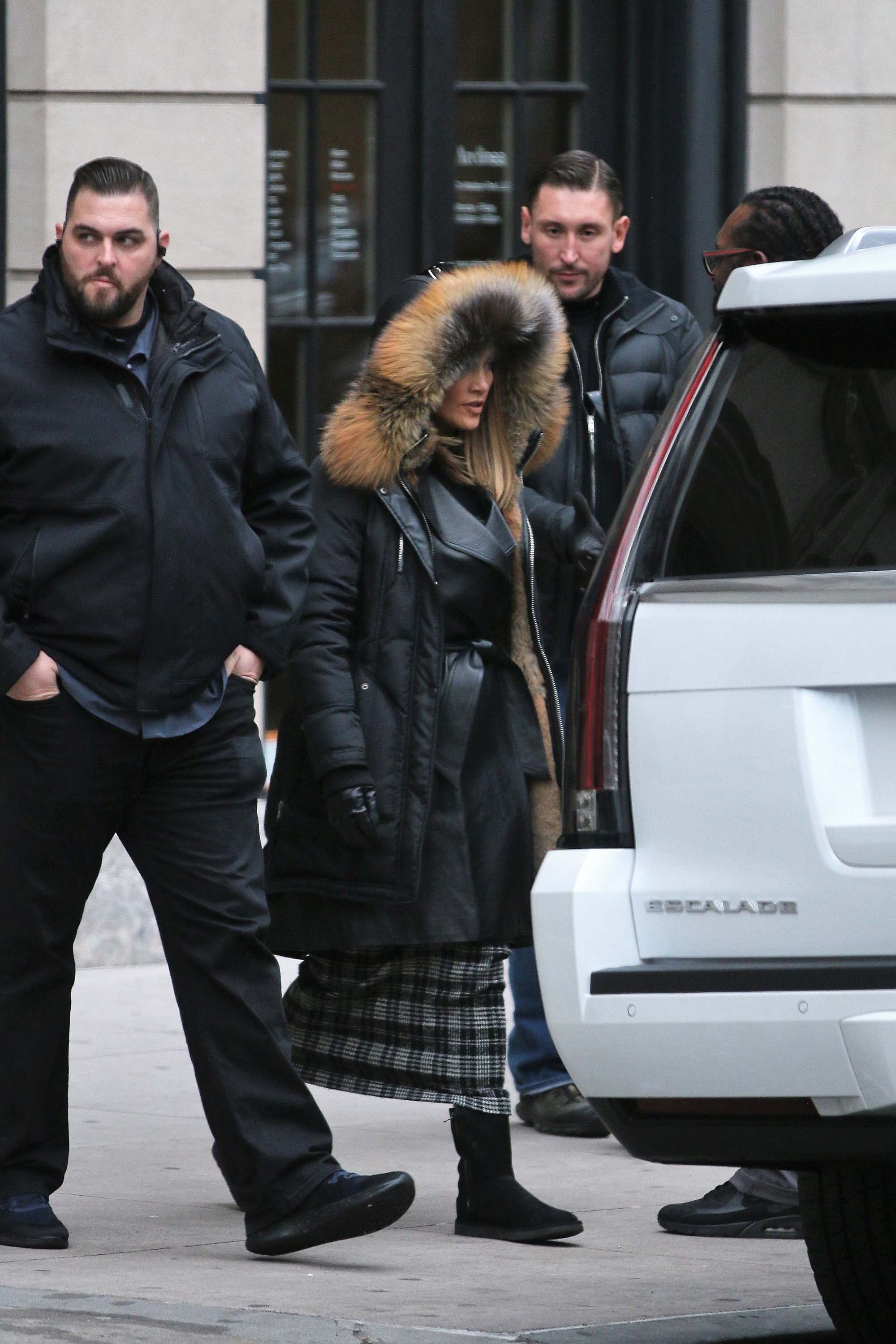 Jennifer Lopez is seen in NYC