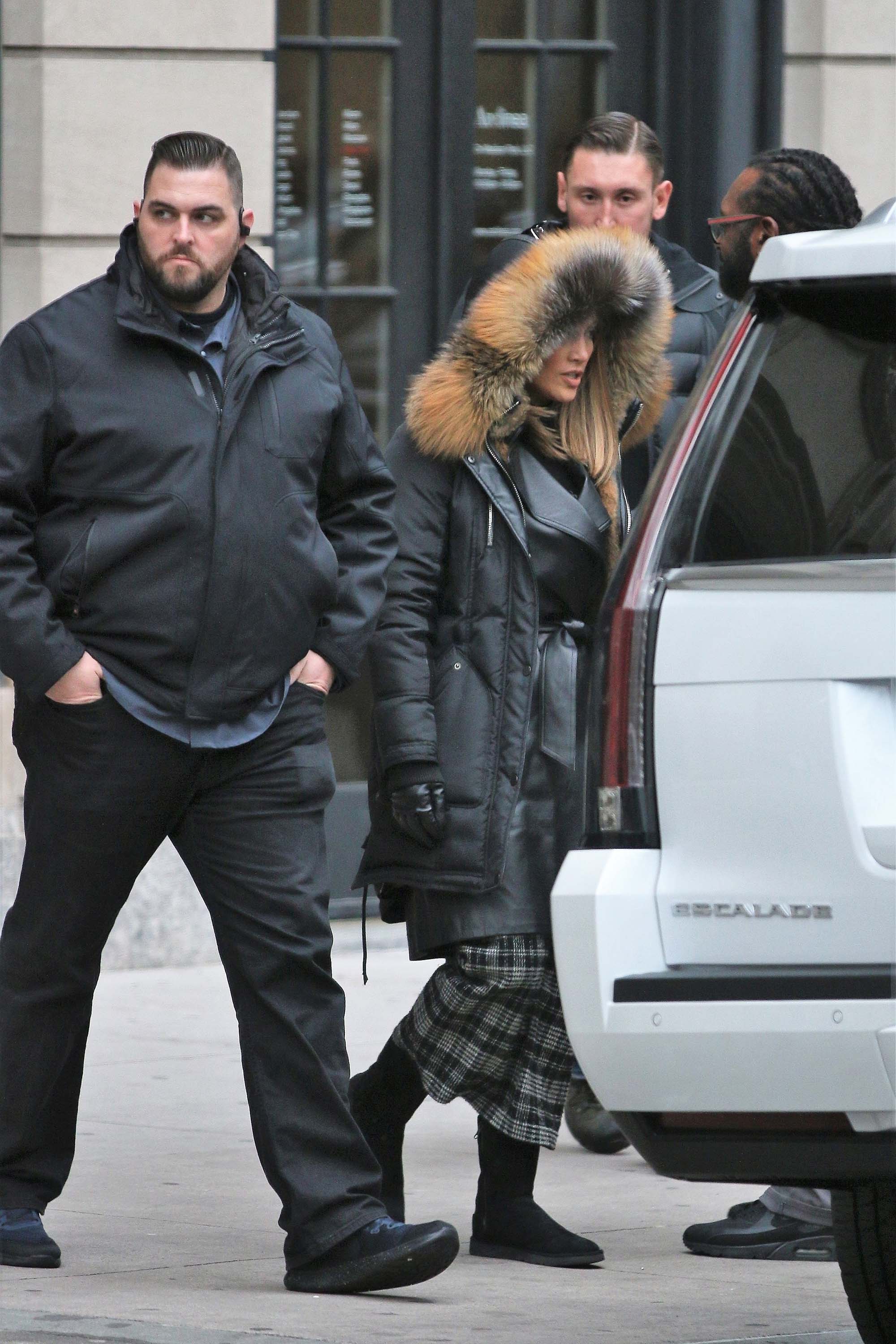 Jennifer Lopez is seen in NYC