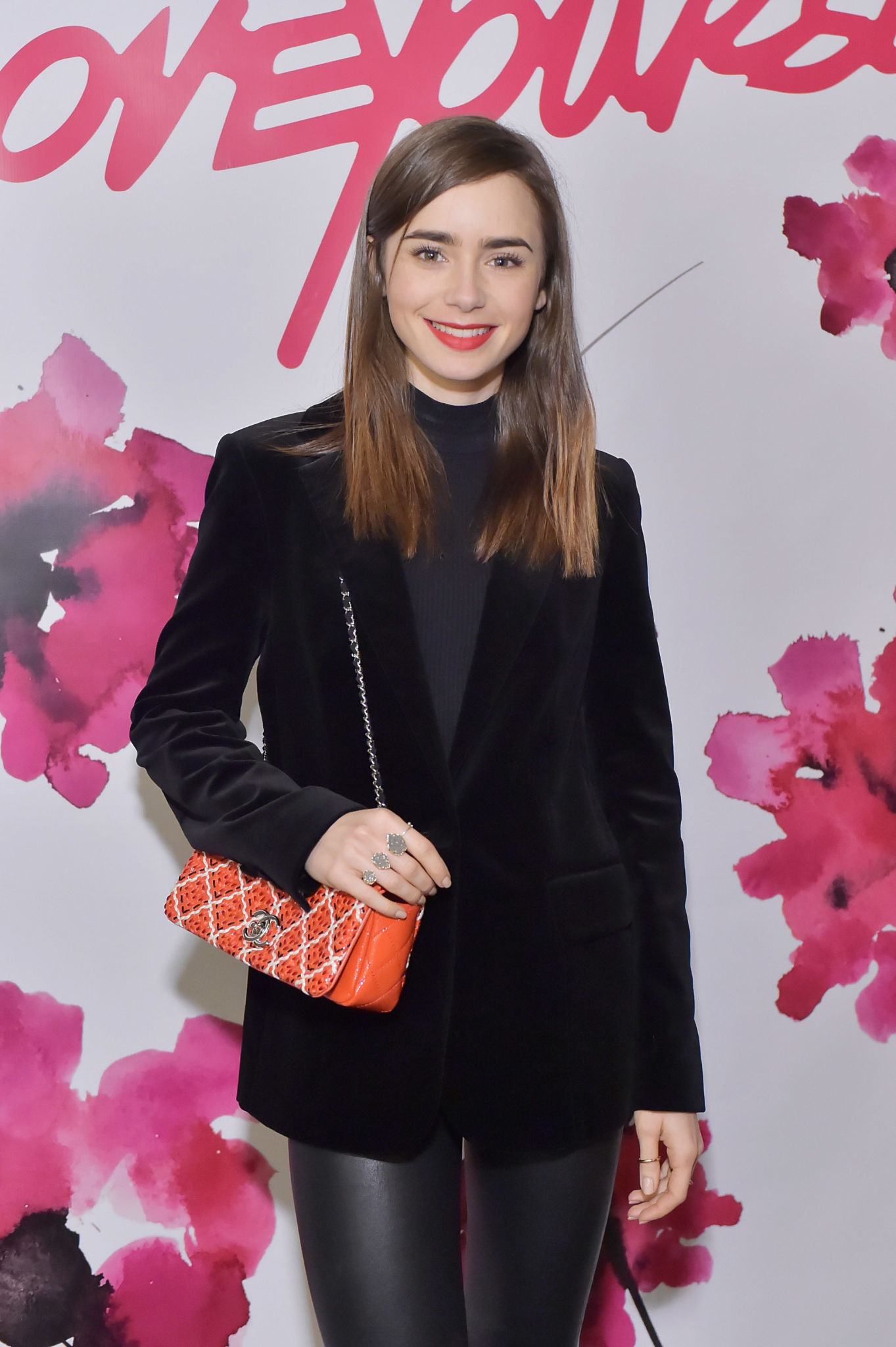 Lily Collins attends Molly R. Stern X Sarah Chloe Jewelry Collaboration Launch Dinner