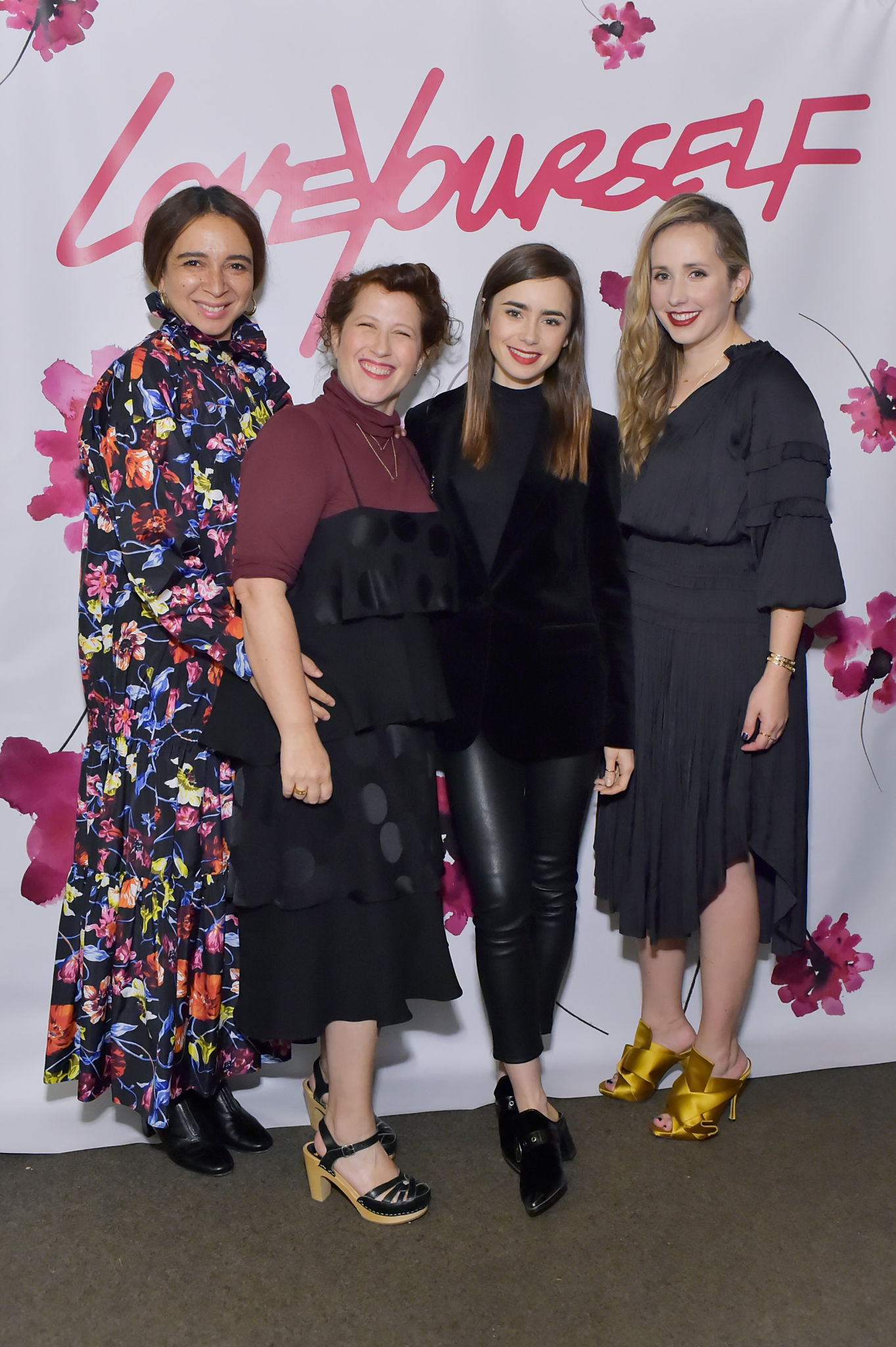 Lily Collins attends Molly R. Stern X Sarah Chloe Jewelry Collaboration Launch Dinner