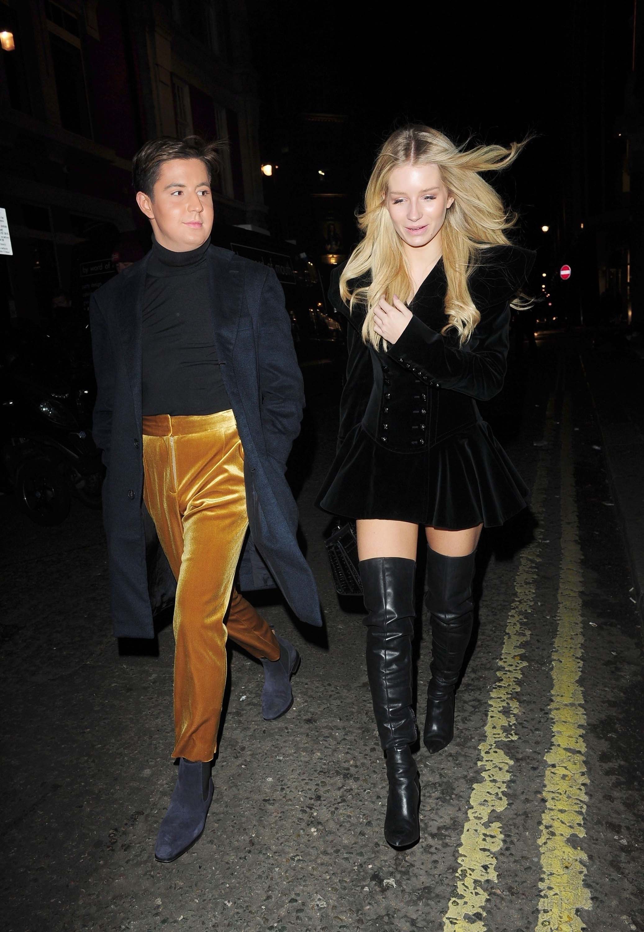 Lottie Moss leaves The Connaught Hotel