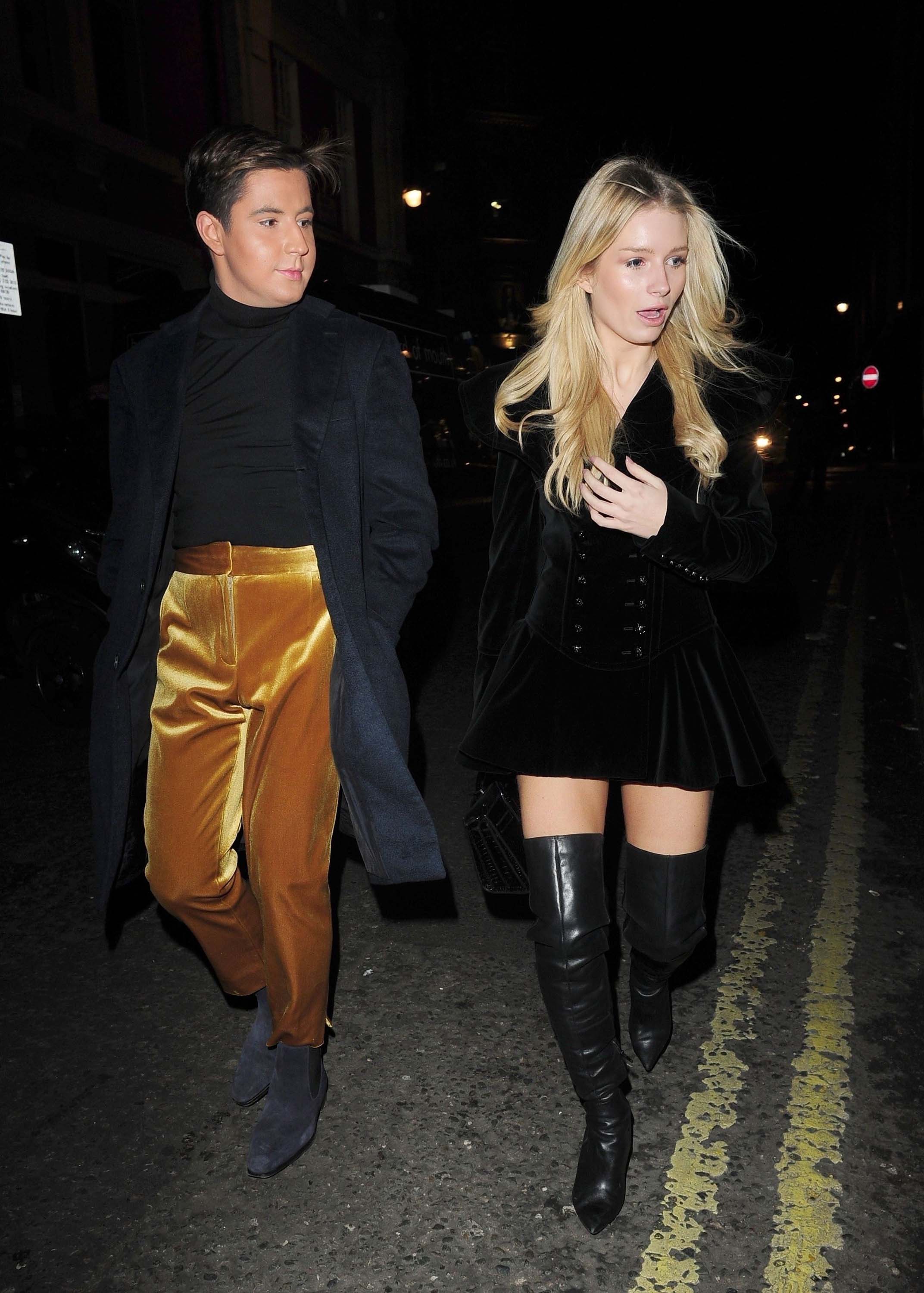 Lottie Moss leaves The Connaught Hotel