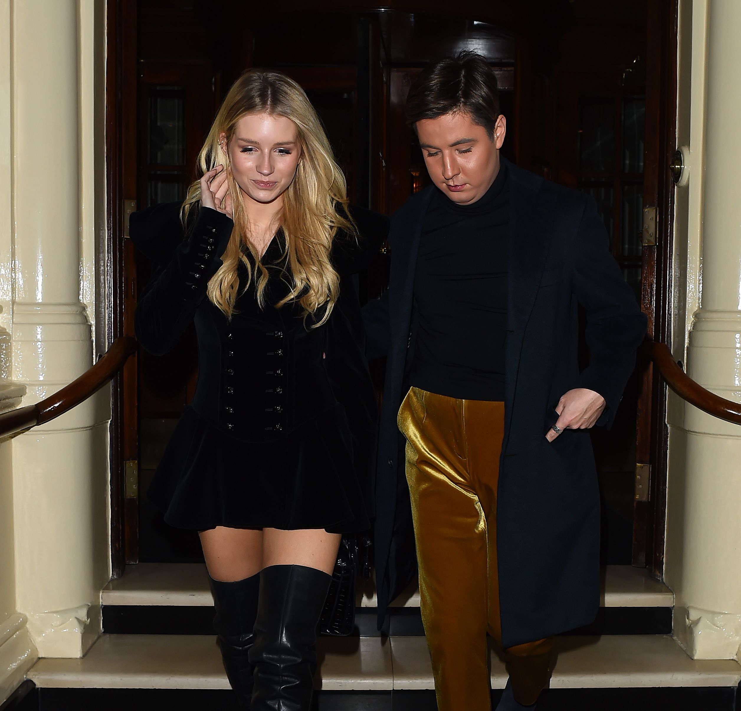 Lottie Moss leaves The Connaught Hotel