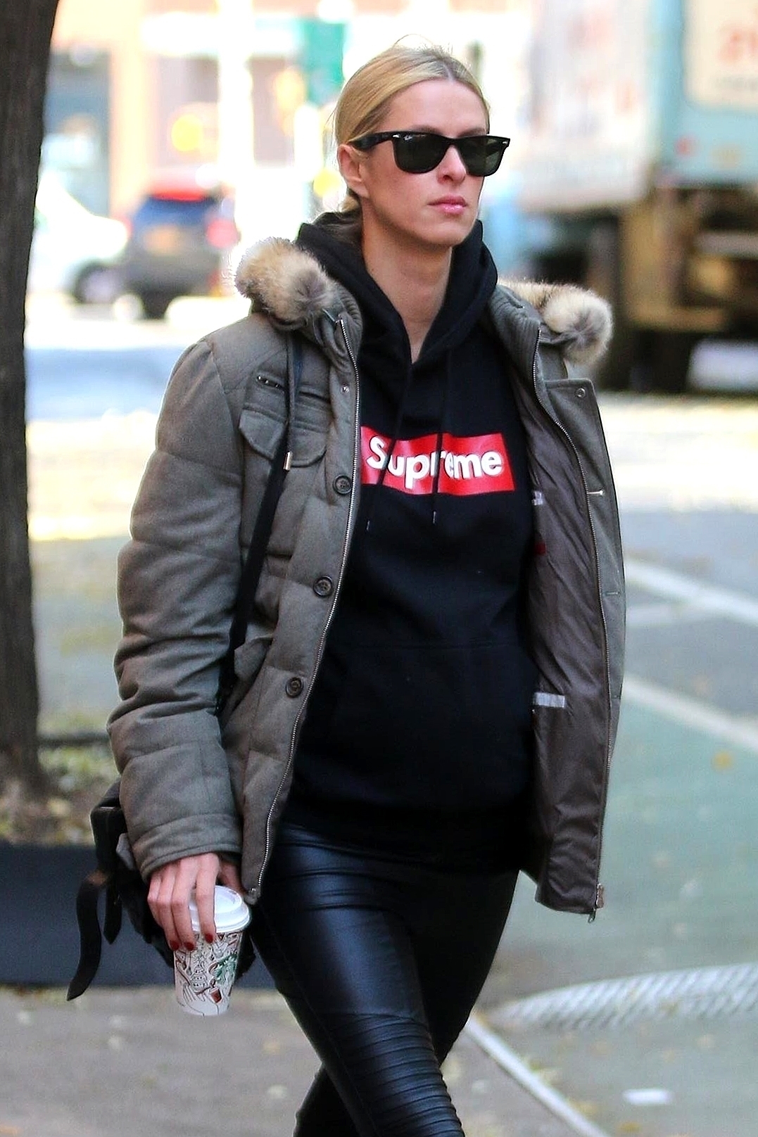 Nicky Hilton is seen in NYC