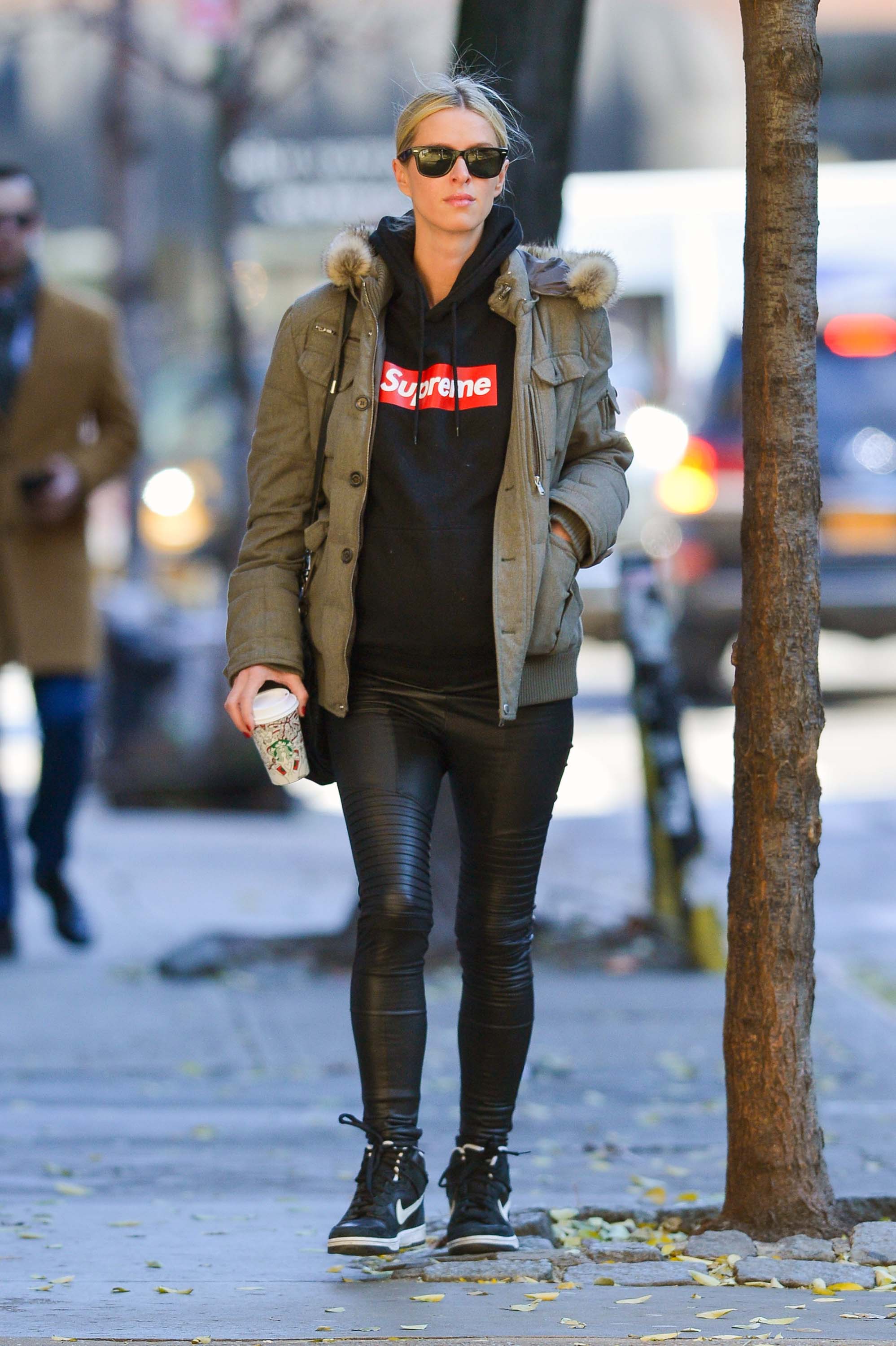 Nicky Hilton is seen in NYC