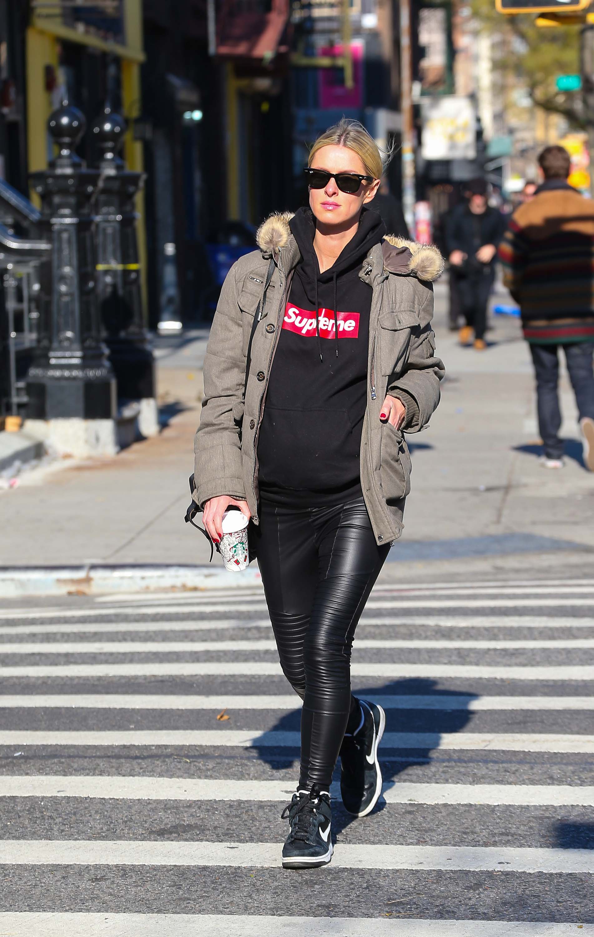 Nicky Hilton is seen in NYC