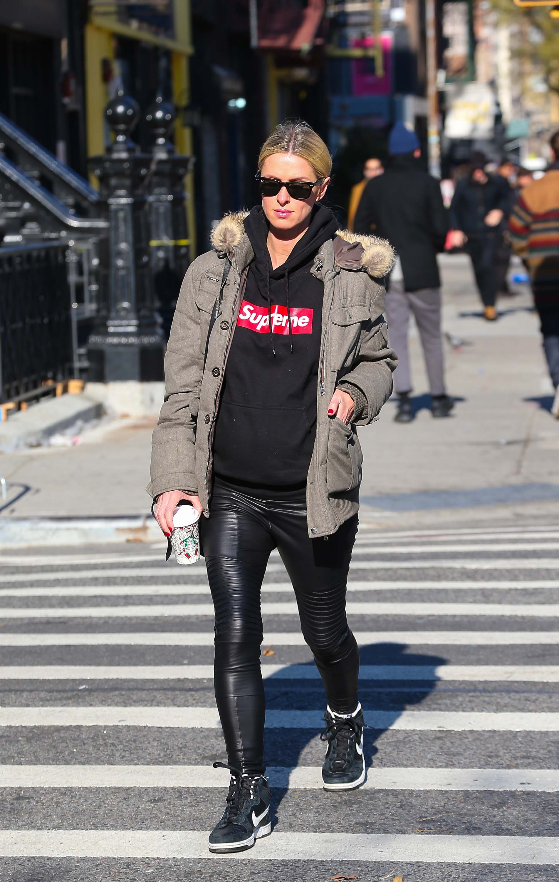 Nicky Hilton is seen in NYC