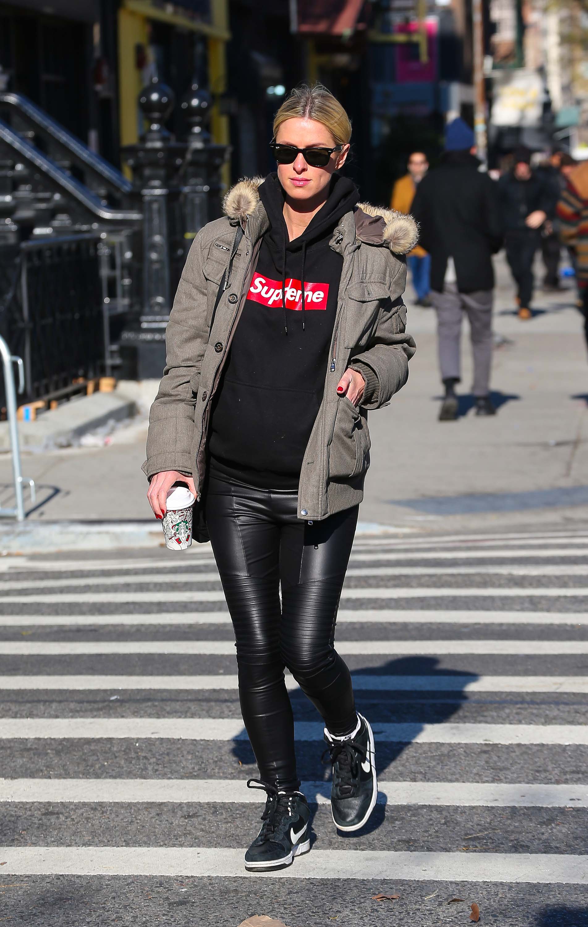 Nicky Hilton is seen in NYC