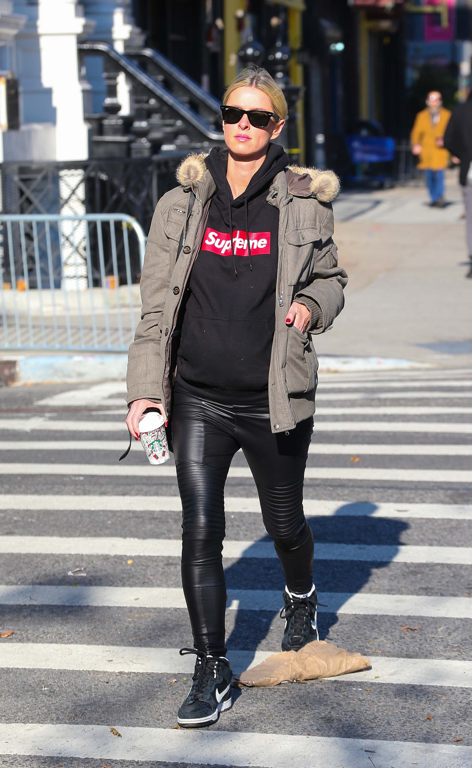 Nicky Hilton is seen in NYC