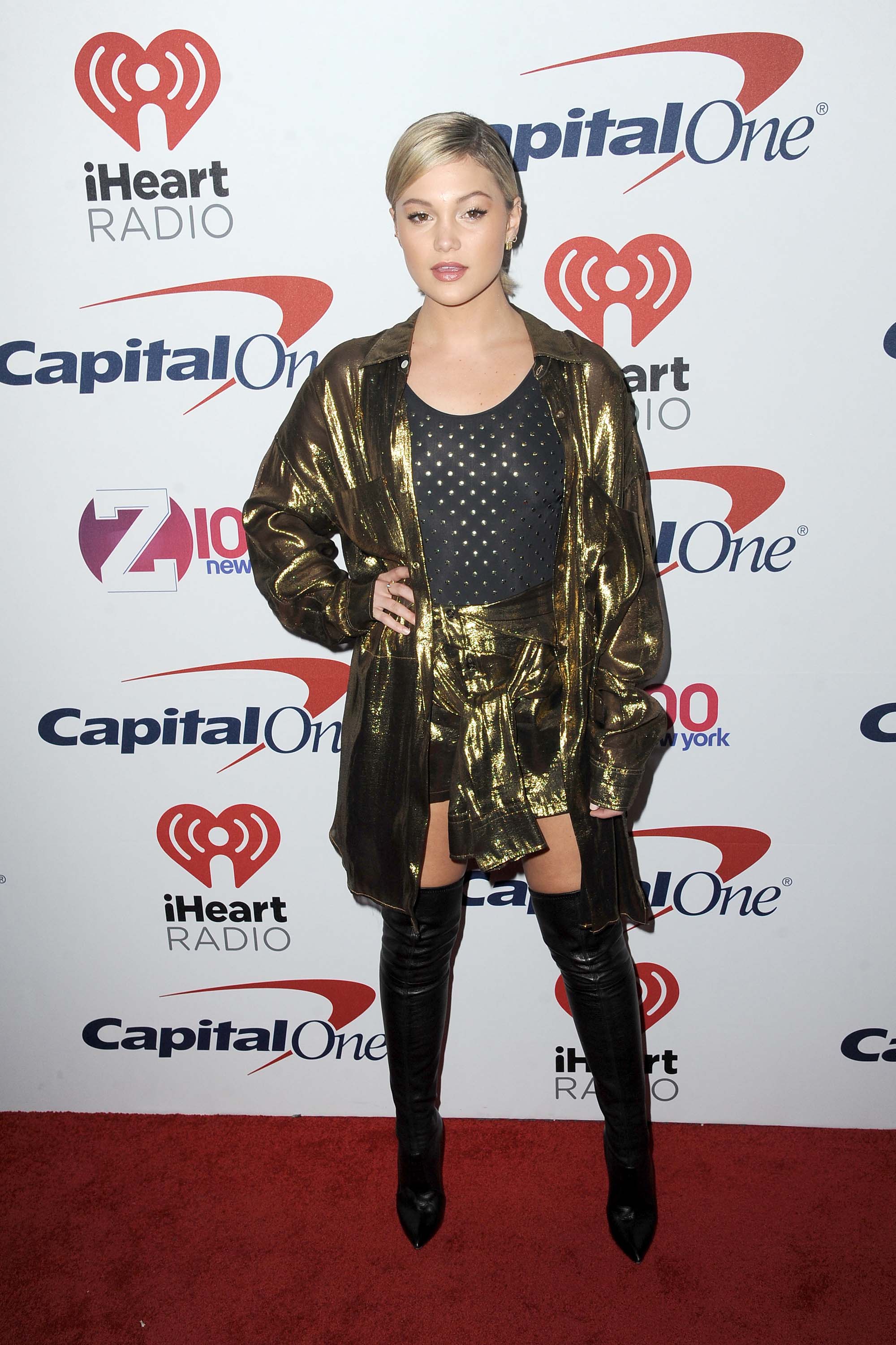 Olivia Holt attends Z100’s Jingle Ball 2017