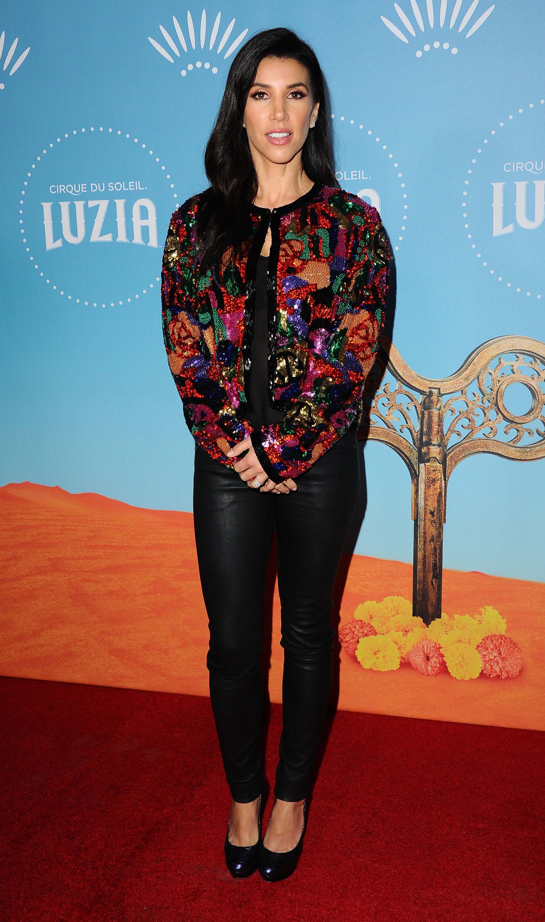 Adrianna Costa attends Premiere of Cirque du Soleil’s production LUZIA