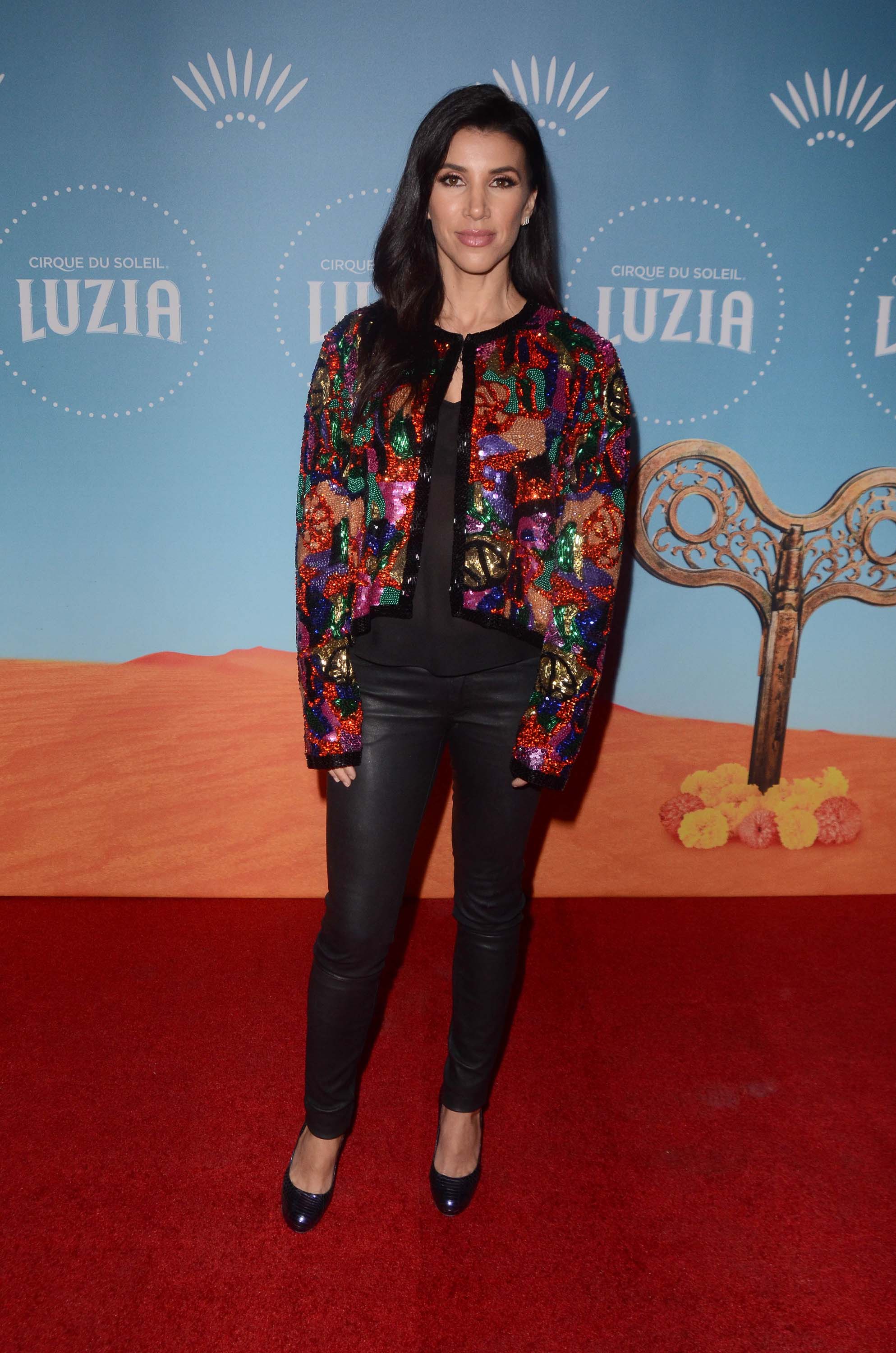 Adrianna Costa attends Premiere of Cirque du Soleil’s production LUZIA