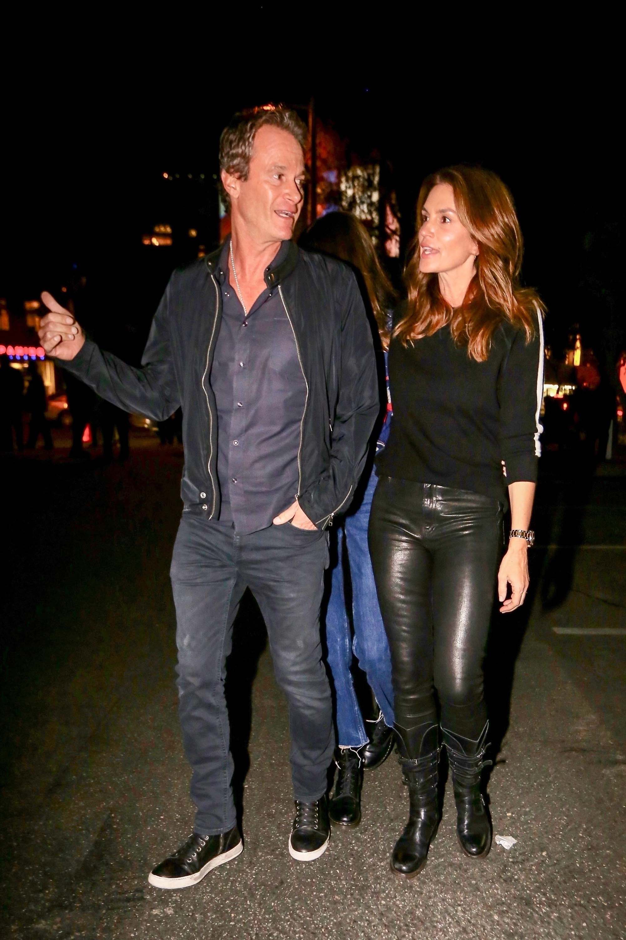 Cindy Crawford arrives at an event
