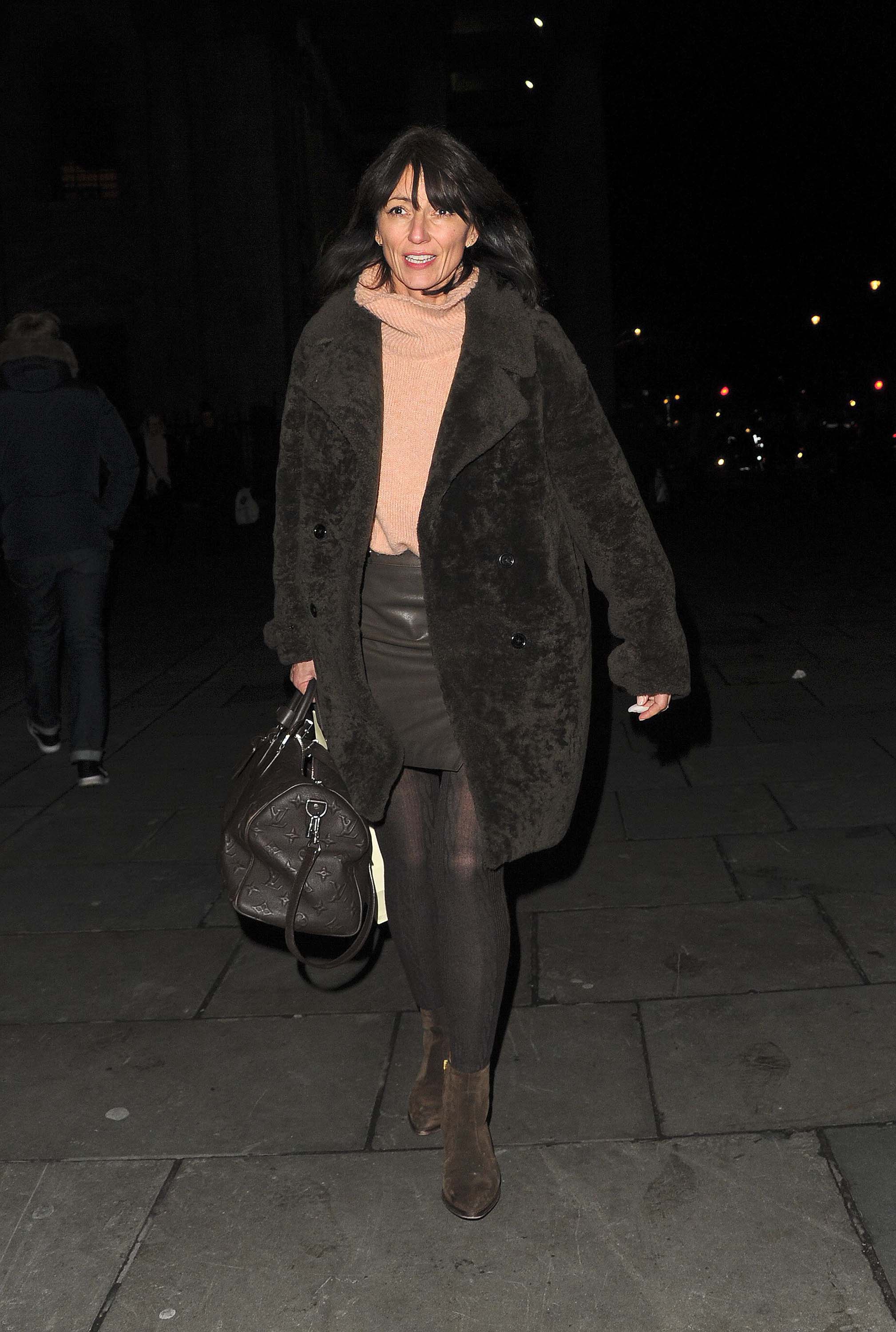 Davina McCall public appearance St Martins in The Fields Festive concert