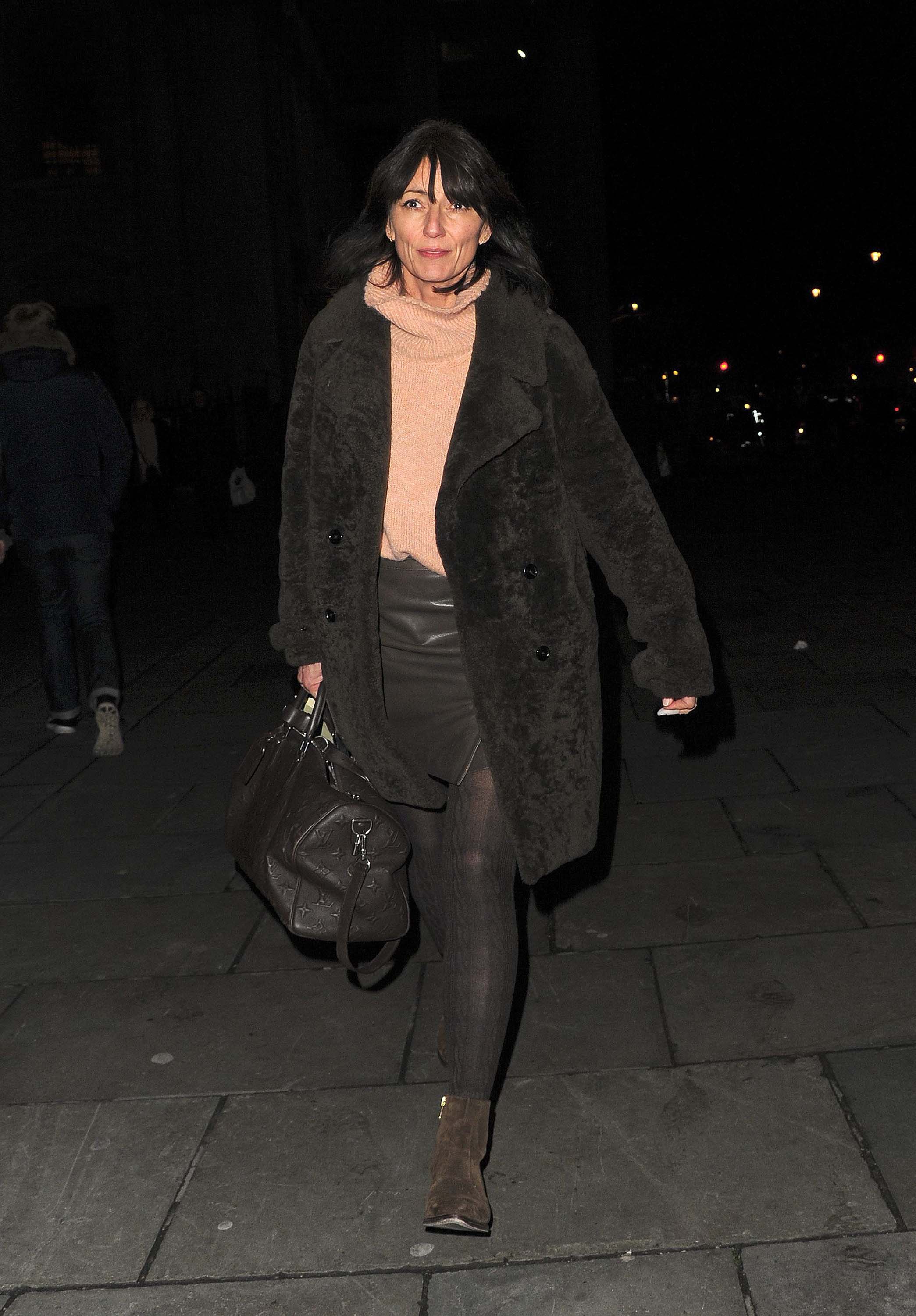 Davina McCall public appearance St Martins in The Fields Festive concert