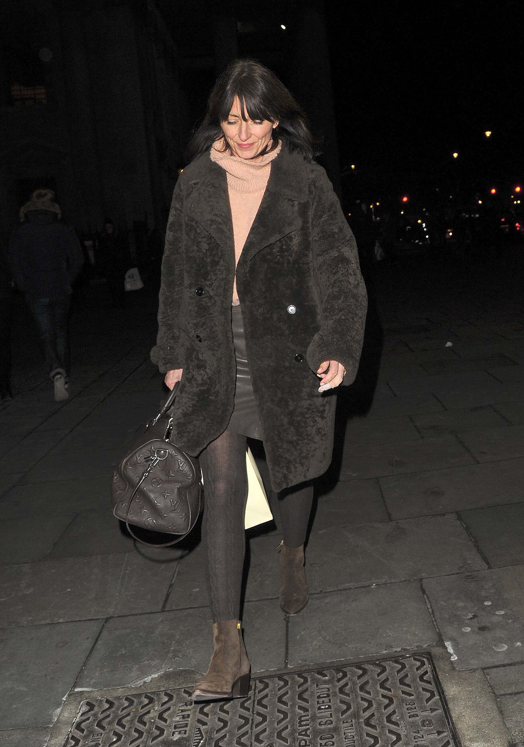 Davina McCall public appearance St Martins in The Fields Festive concert