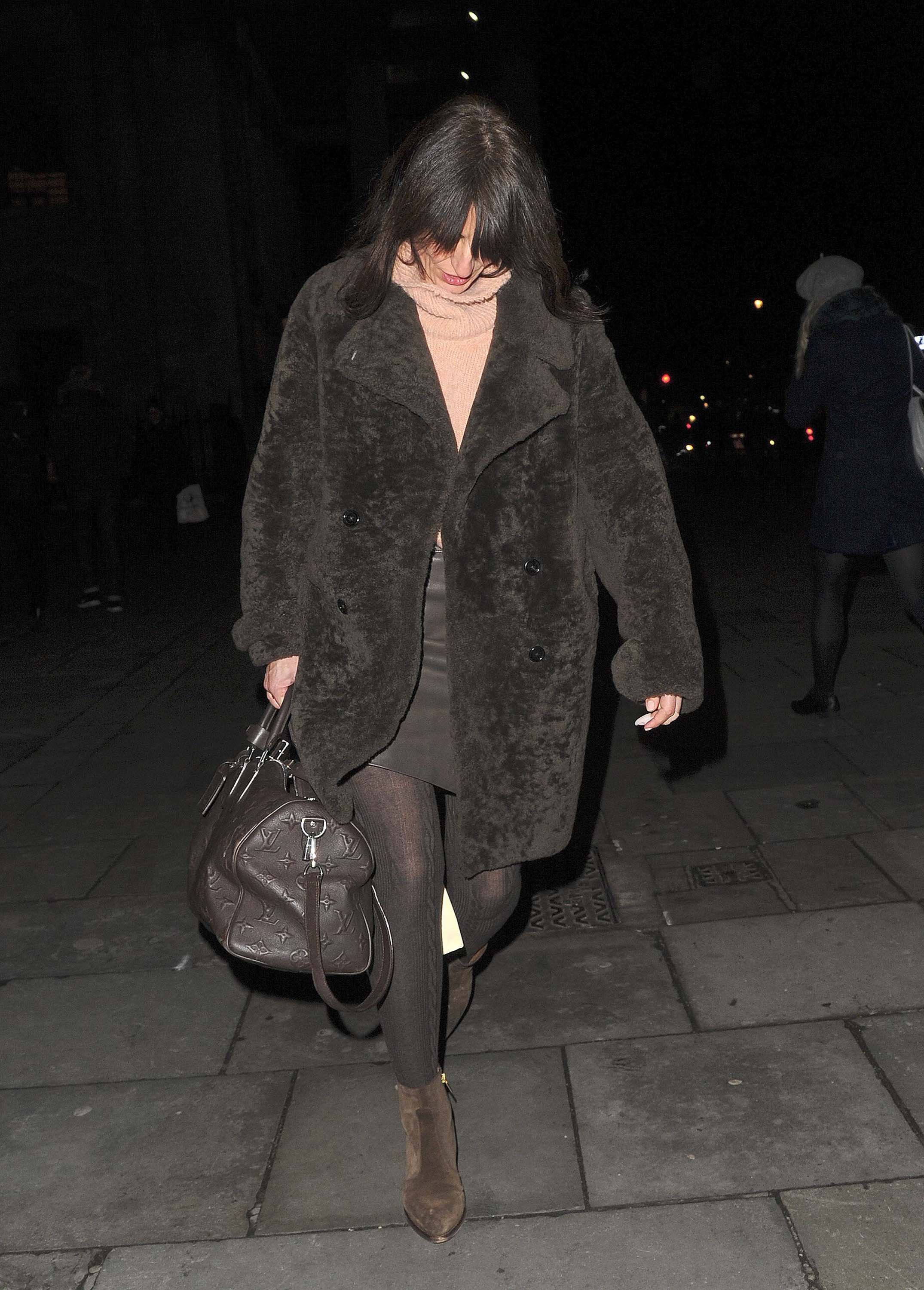 Davina McCall public appearance St Martins in The Fields Festive concert