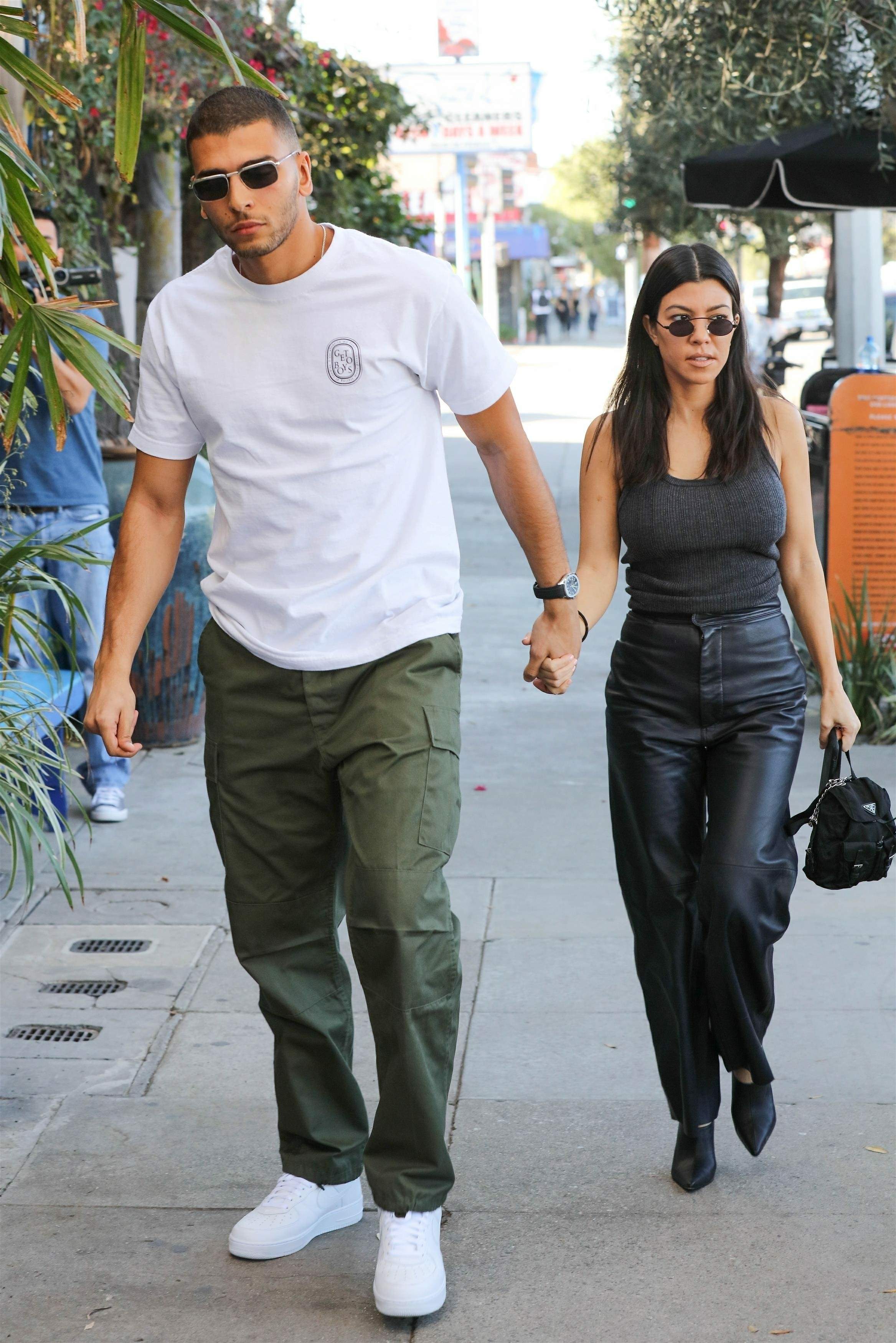 Kourtney Kardashian head to lunch