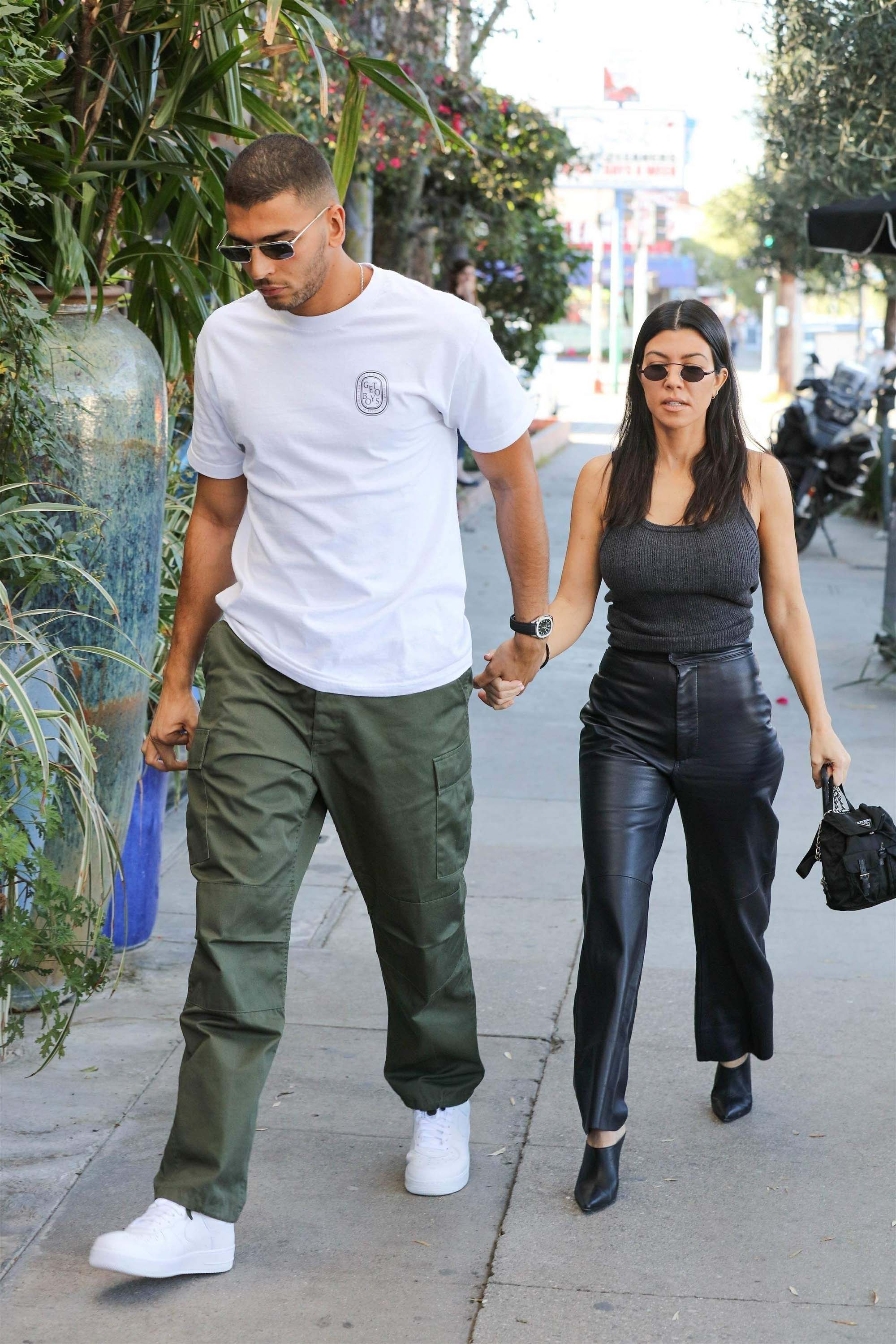 Kourtney Kardashian head to lunch