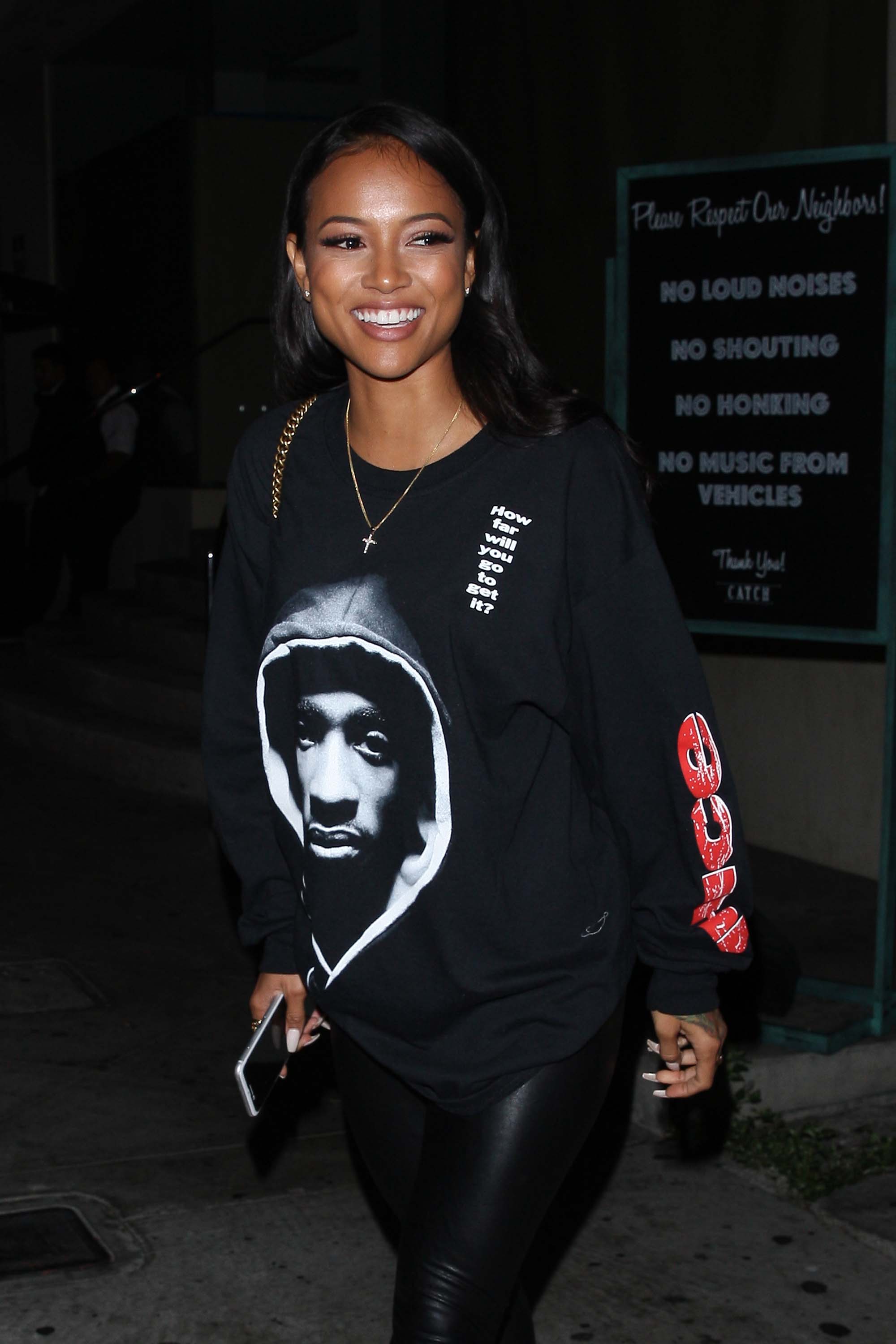 Karrueche Tran at Catch