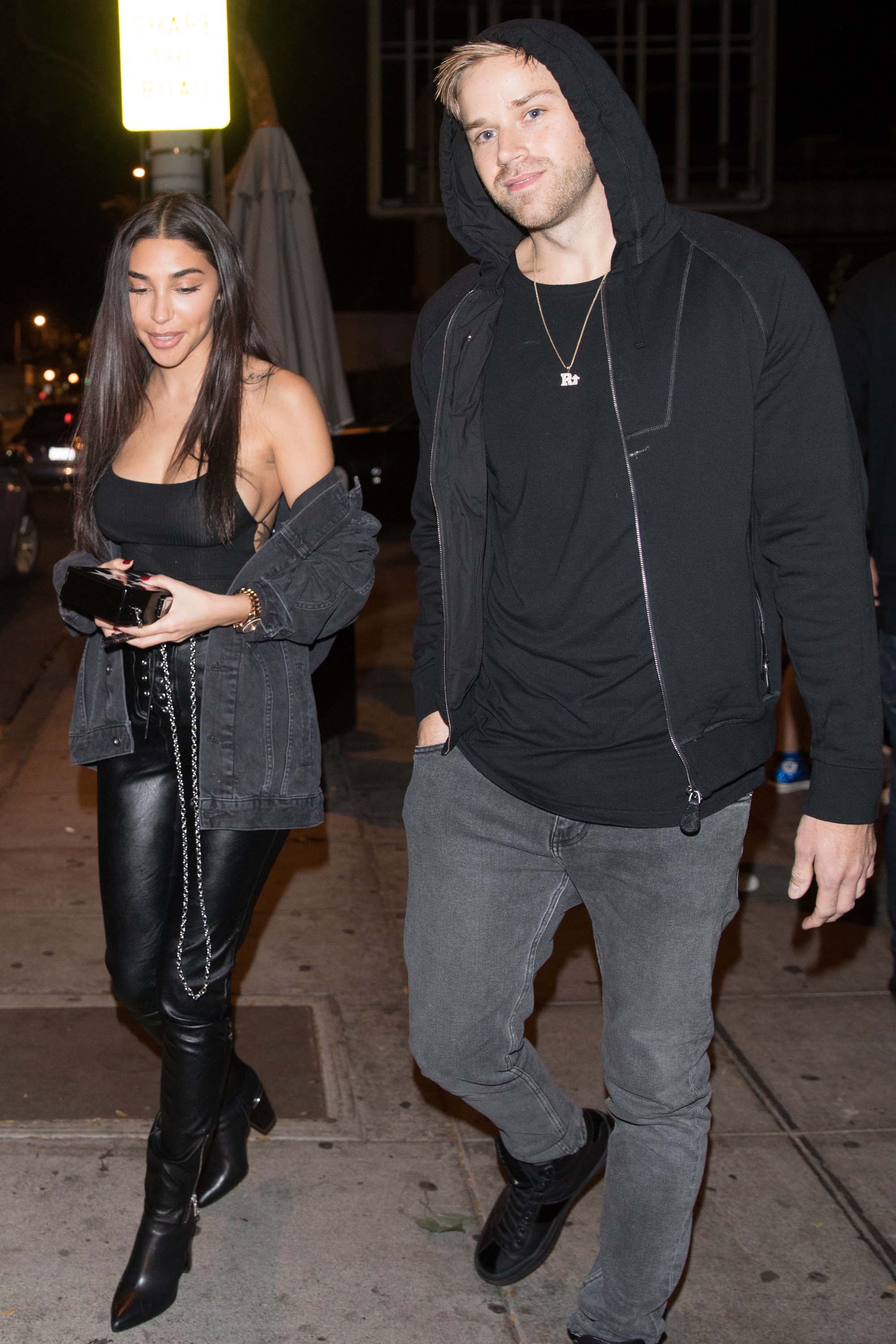 Chantel Jeffries is seen leaving Delilah