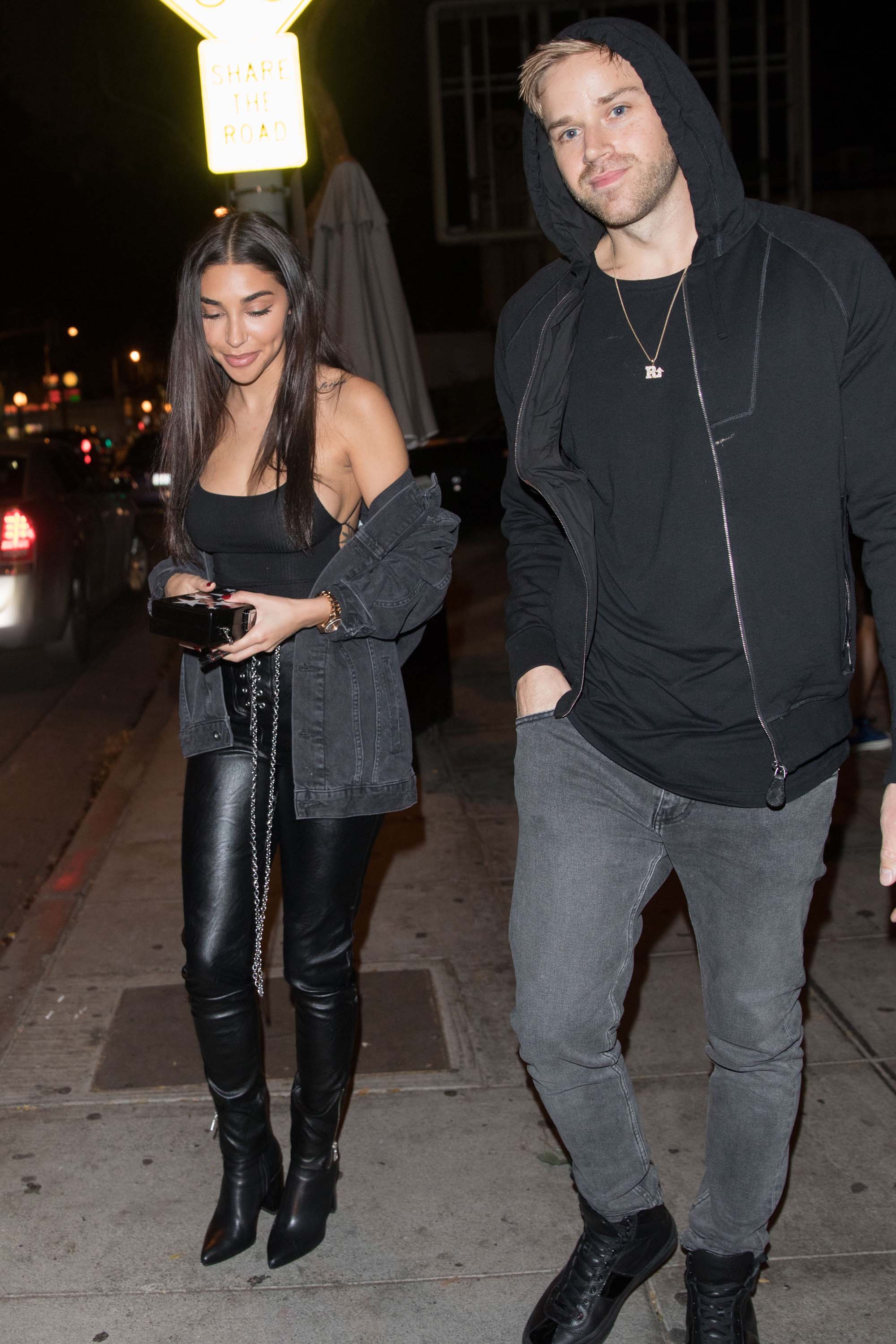 Chantel Jeffries is seen leaving Delilah