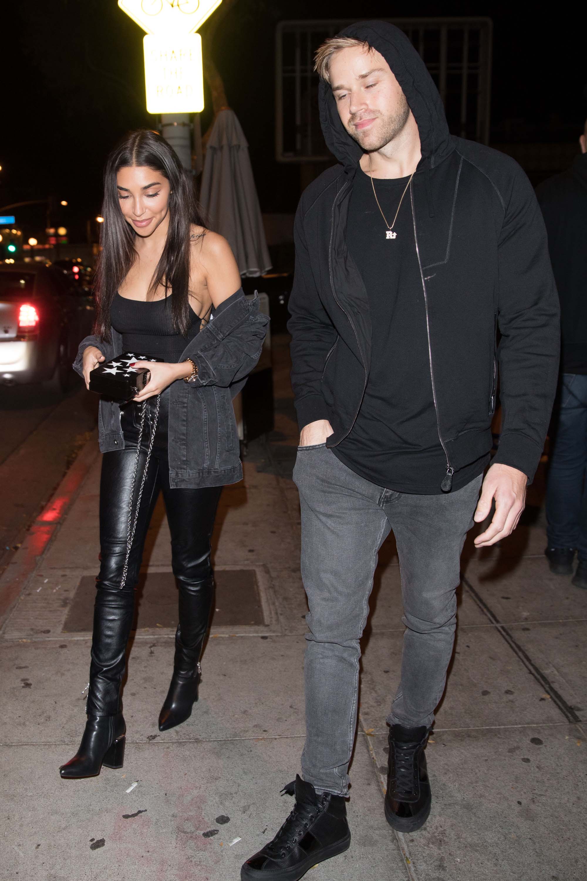 Chantel Jeffries is seen leaving Delilah