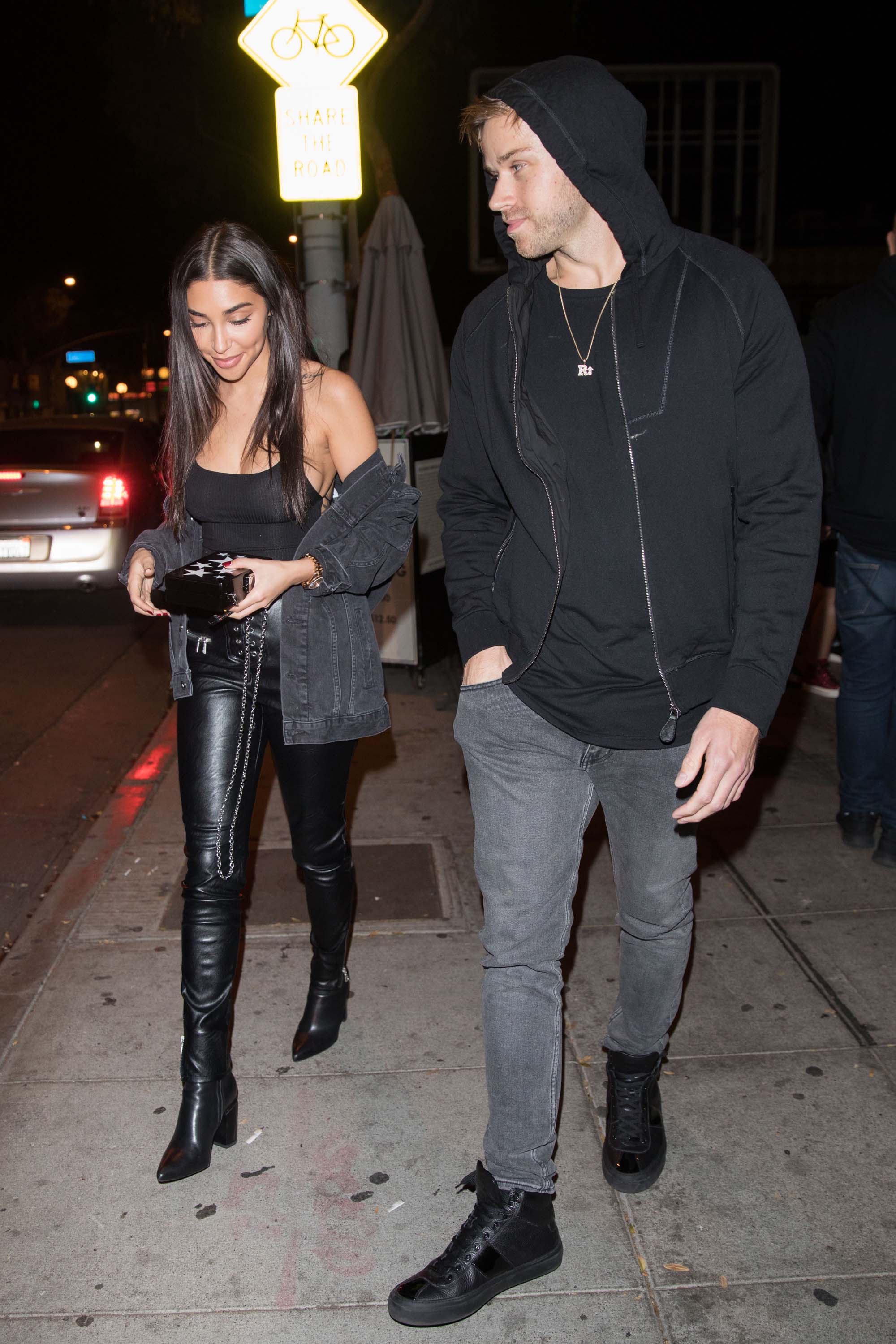 Chantel Jeffries is seen leaving Delilah