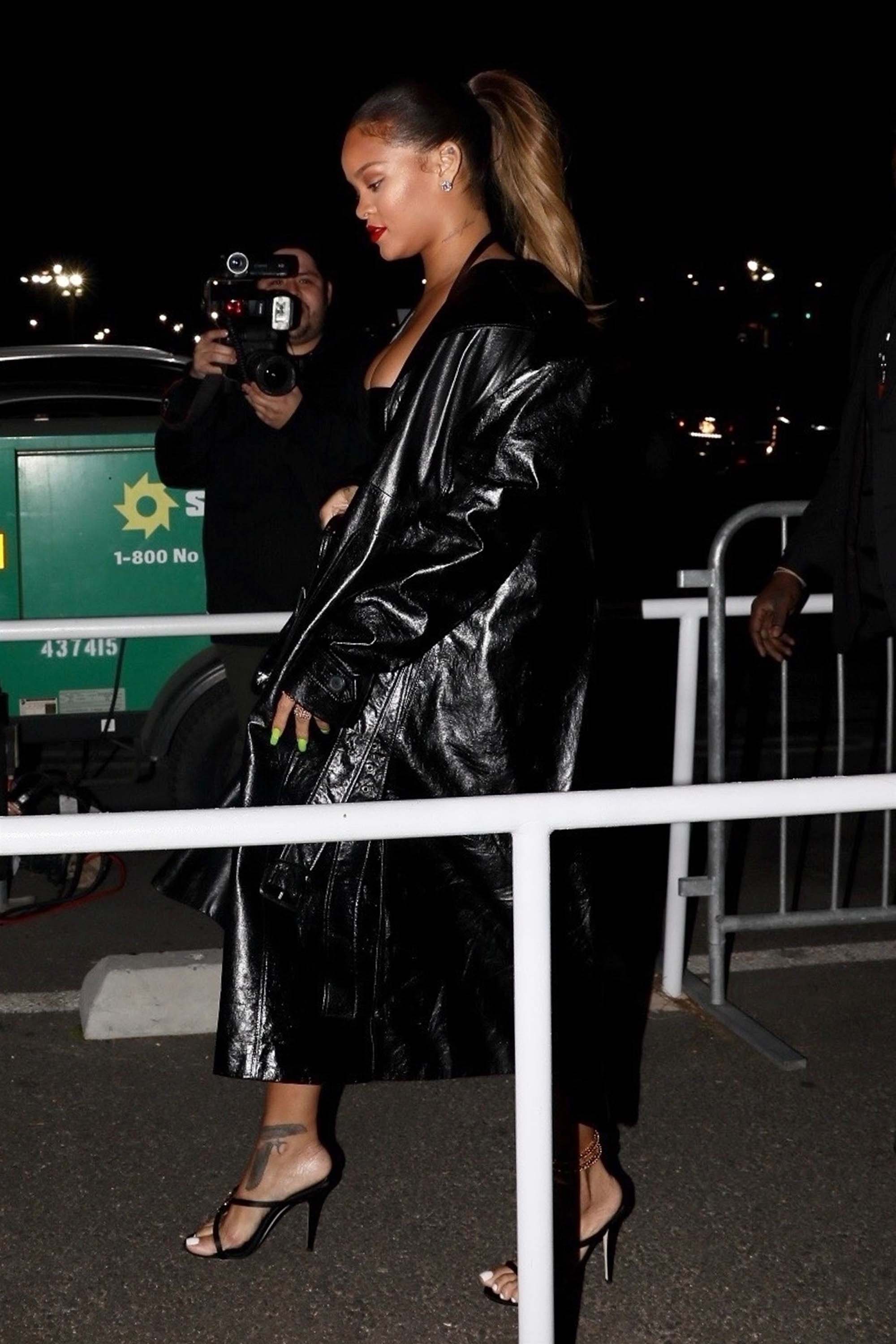 Rihanna attends Jay-Z’s concert